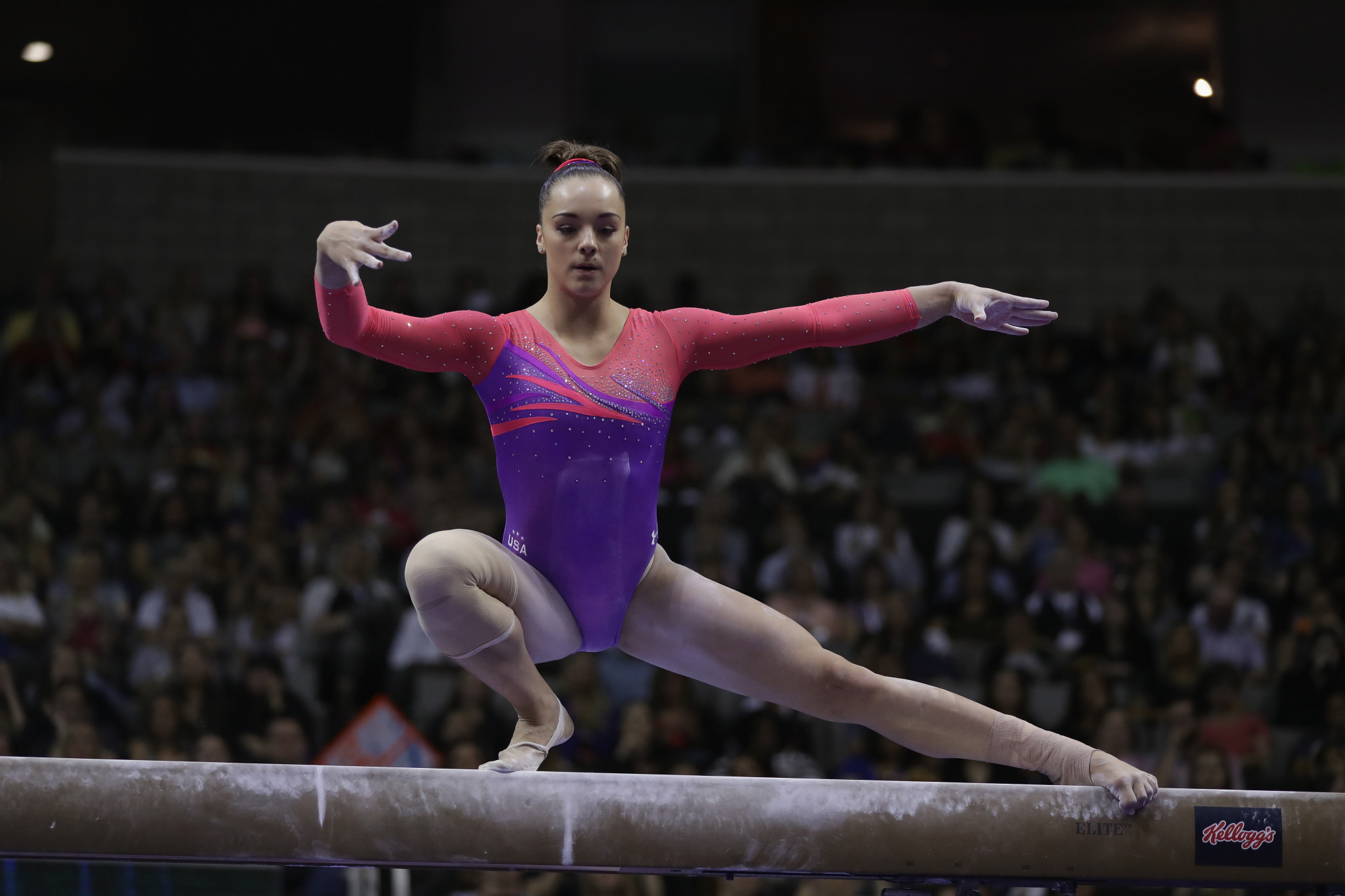 First-hand accounts from gymnasts such as Maggie Nichols helped Athlete A tell the important story of widespread sexual abuse in USA Gymnastics ©Getty Images