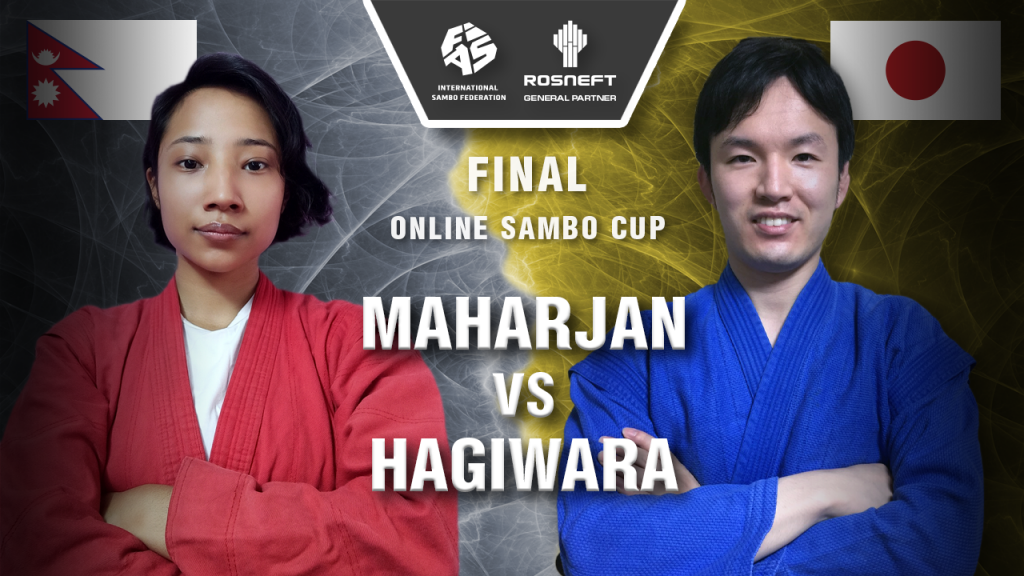 Hagiwara triumphant in Asian leg of sambo's online tournament