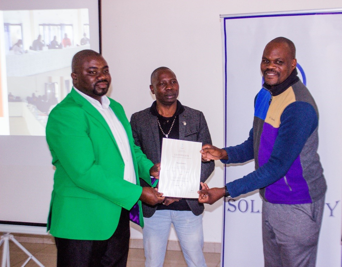 Zambian NOC hold sport administration course for country's basketball federation