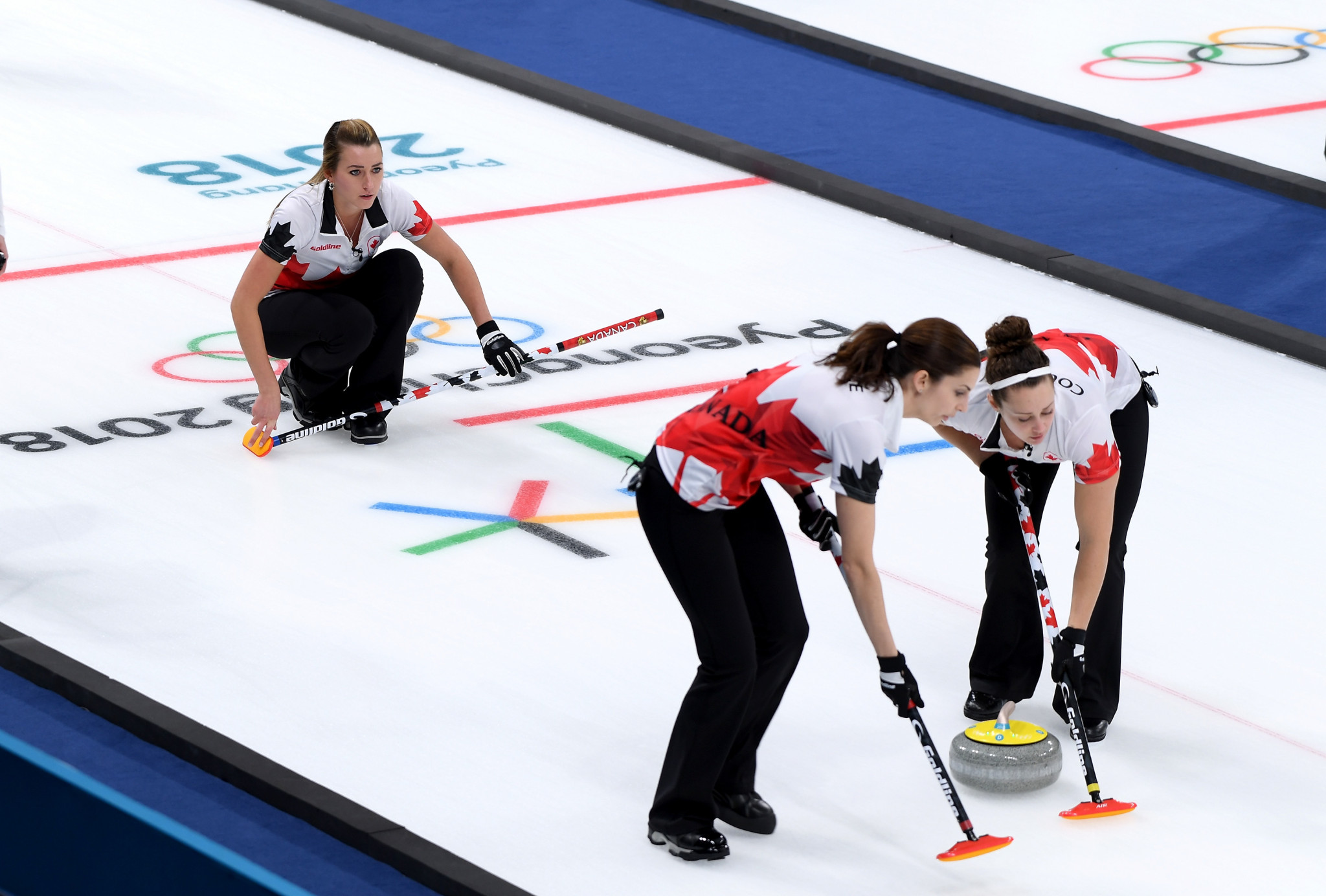 Curling Canada has proposed the use of only one sweeper ©Getty Images