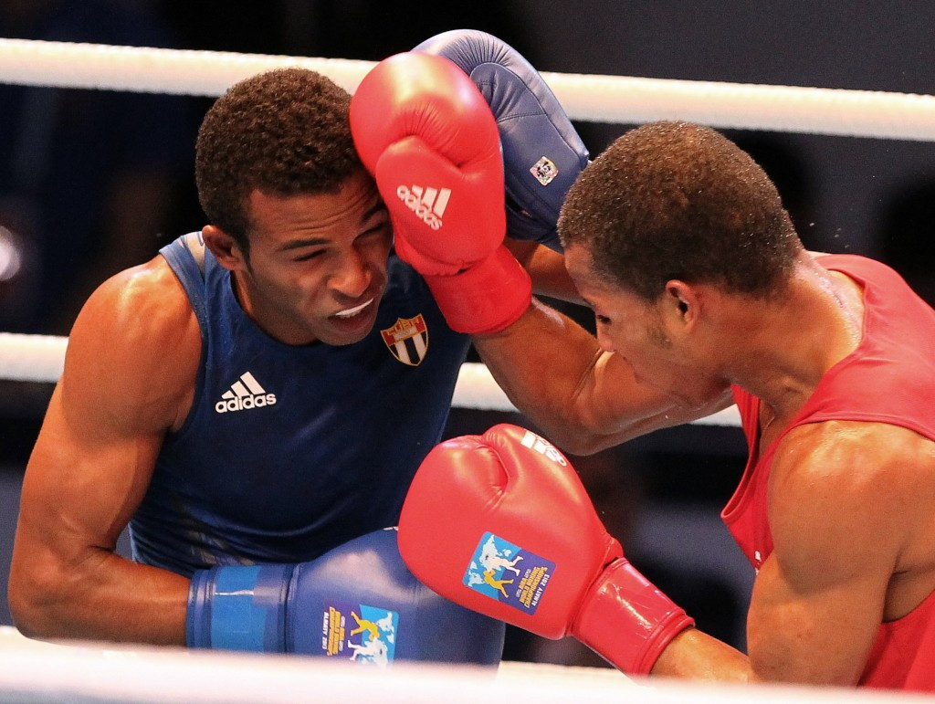 Brazilian lightweight Robson Donato Conceição (red) claimed silver at the 2013 World Championships in Almaty before he took silver at this year's event in Doha