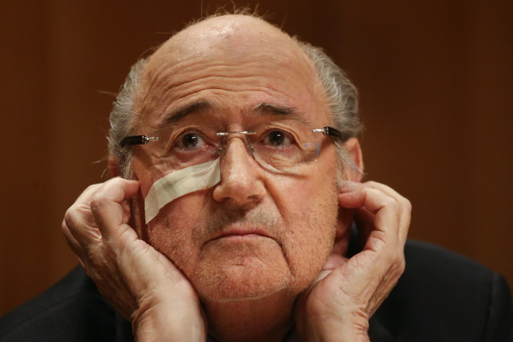 FIFA President Sepp Blatter was banned from football for eight years
