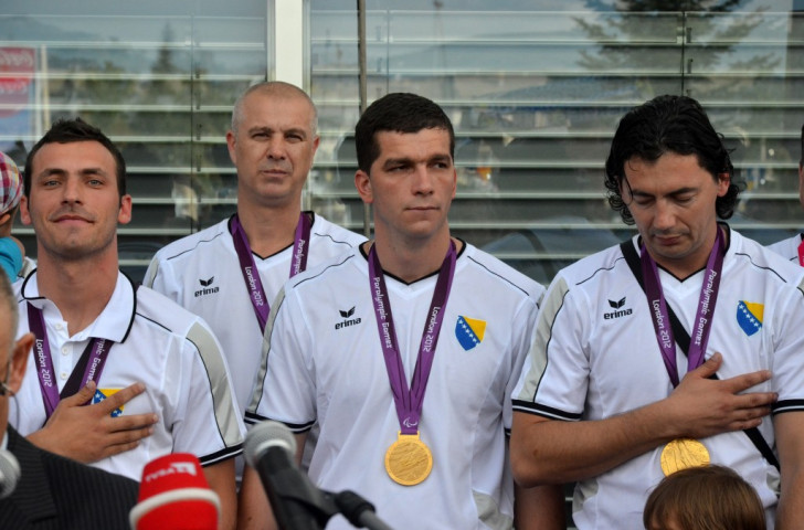 Bosnia and Herzegovina won men's Para-volleyball gold at the London 2012 Paralympics