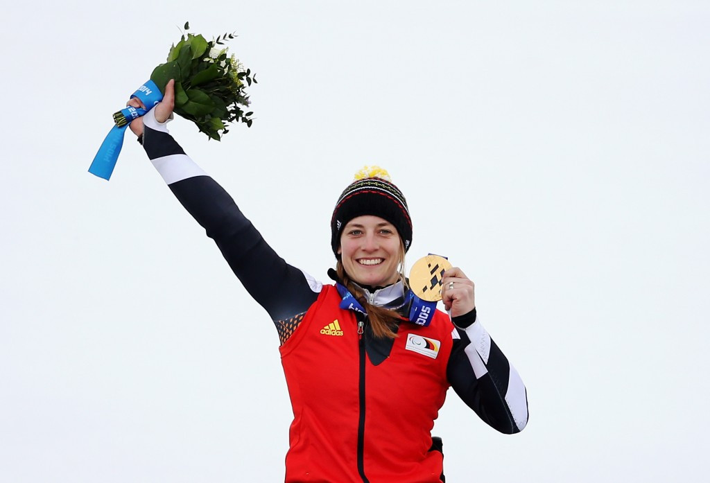 Double world champion Anna Schaffelhuber is one of Justus Wolf's main athletes