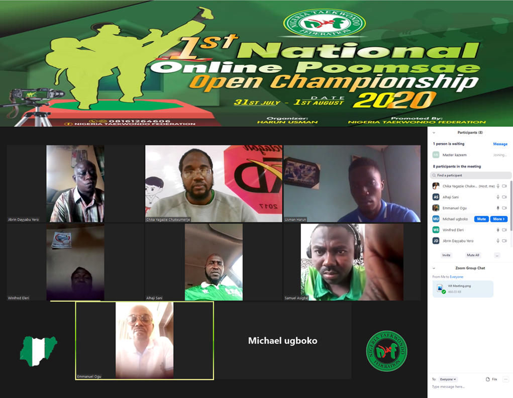 An online meeting was held to discuss preparations for the tournament ©NTF