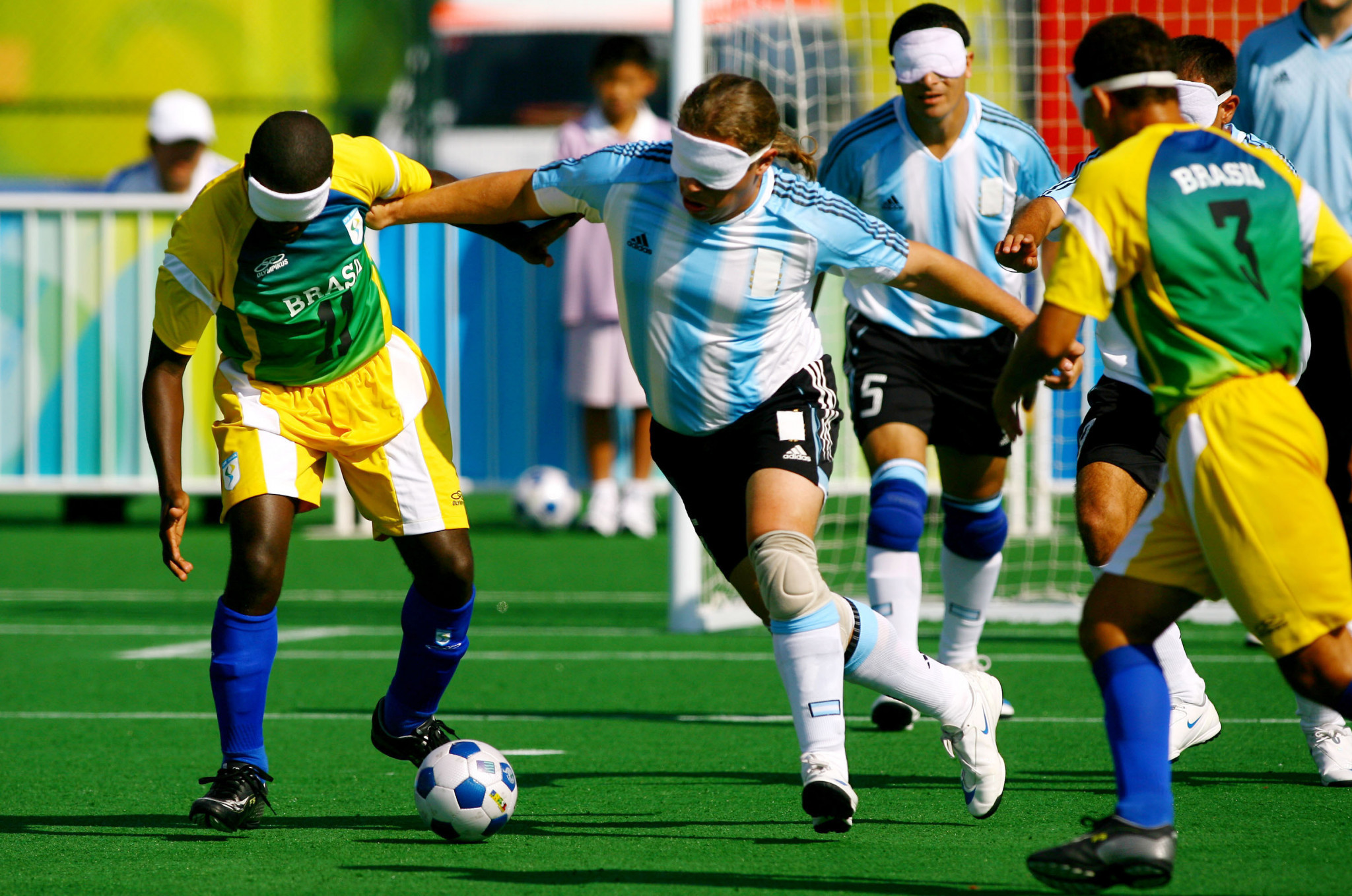 Two-time world champion Cerega becomes blind football coach