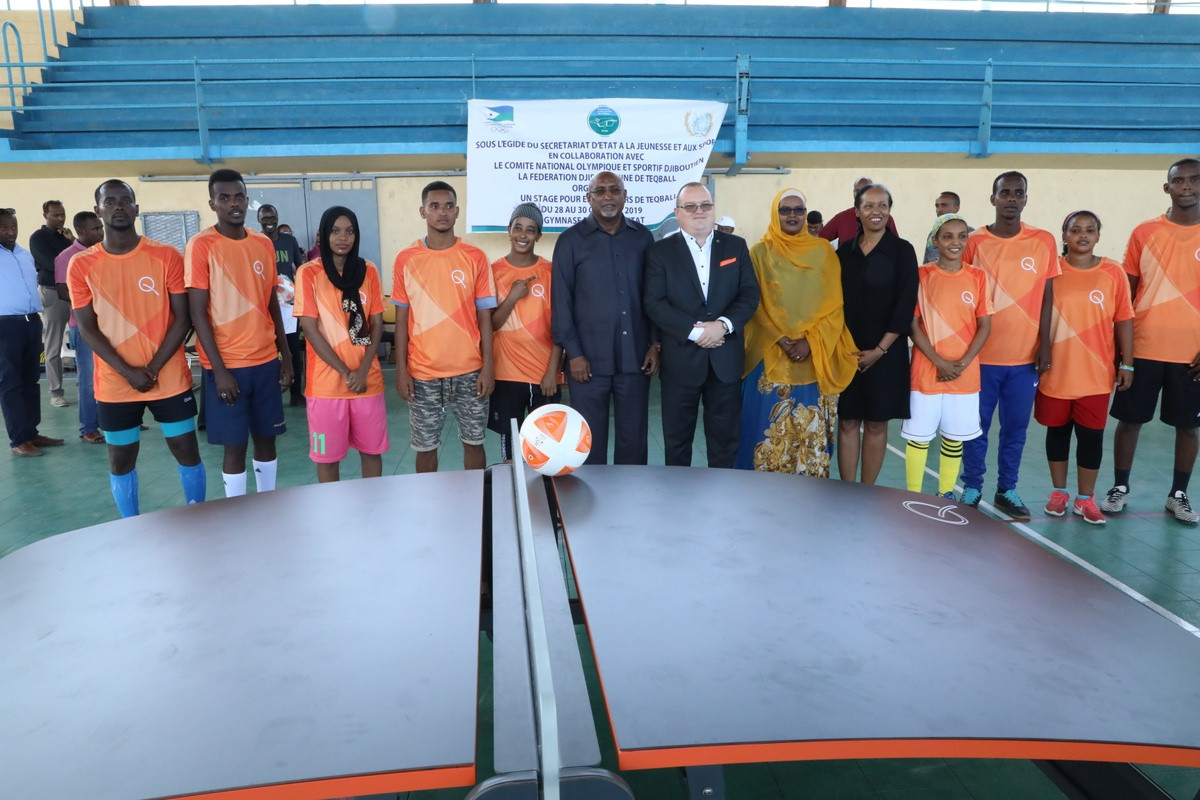 Djibouti teqball is starting to grow since its inception less than a year ago ©FITEQ