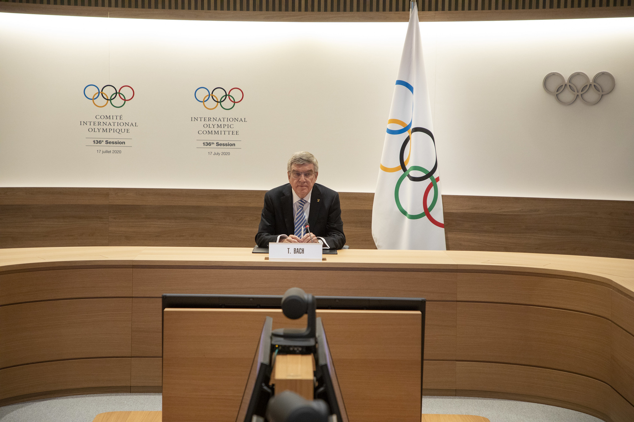 The virtual IOC Session received a report from the two Future Host Commissions ©IOC
