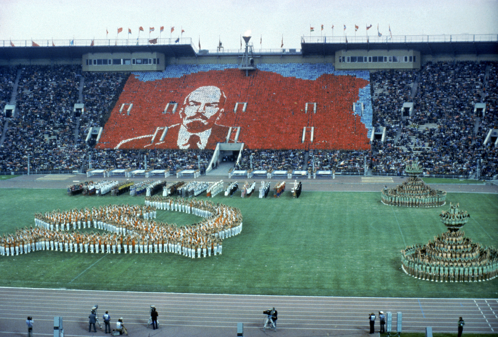 The Opening Ceremony of the heavily-boycotted Moscow 1980 Olympics ©Getty Images