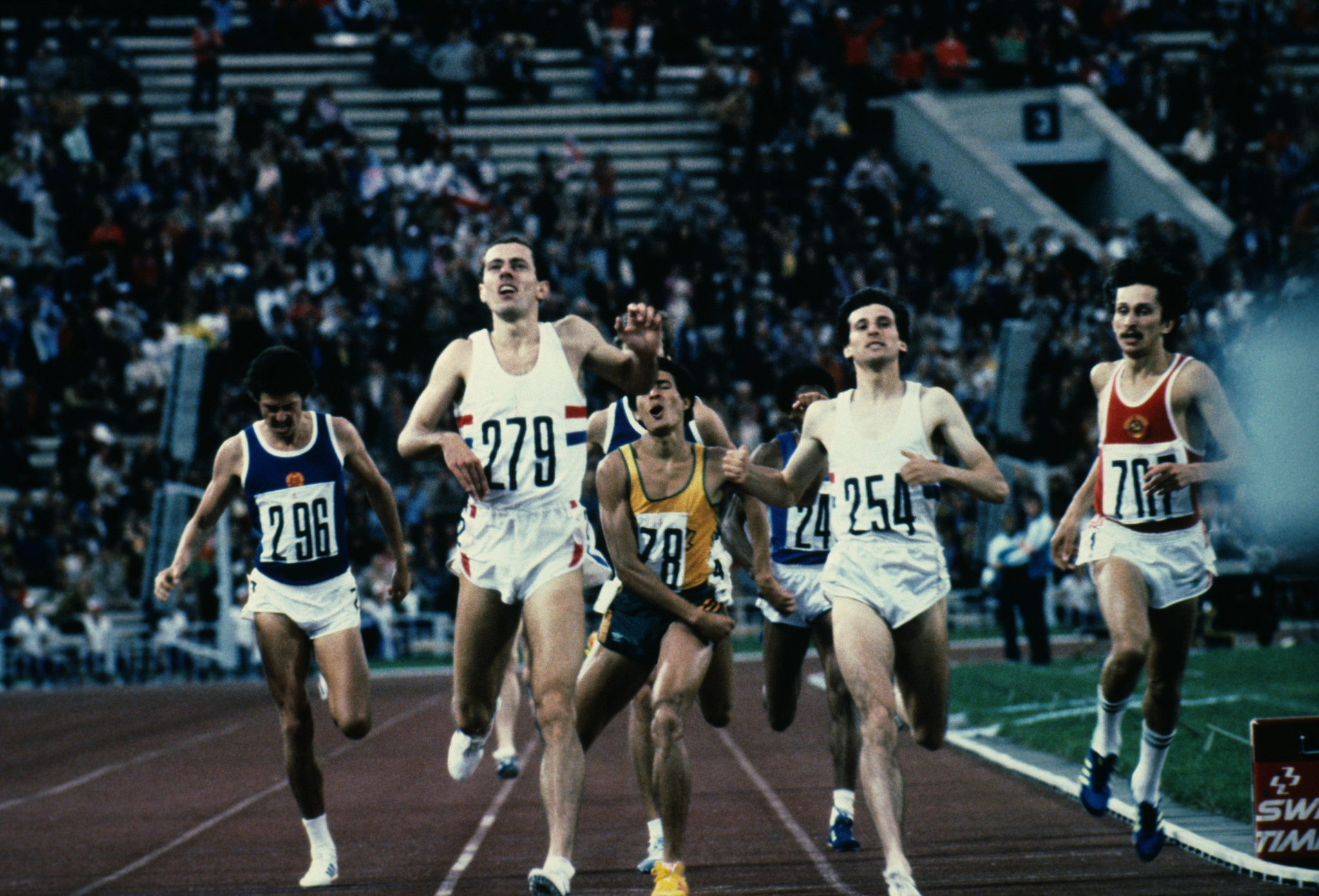 The battles between Steve Ovett, left, and now World Athletics President Sebastian Coe captured the imagination ©Getty Images