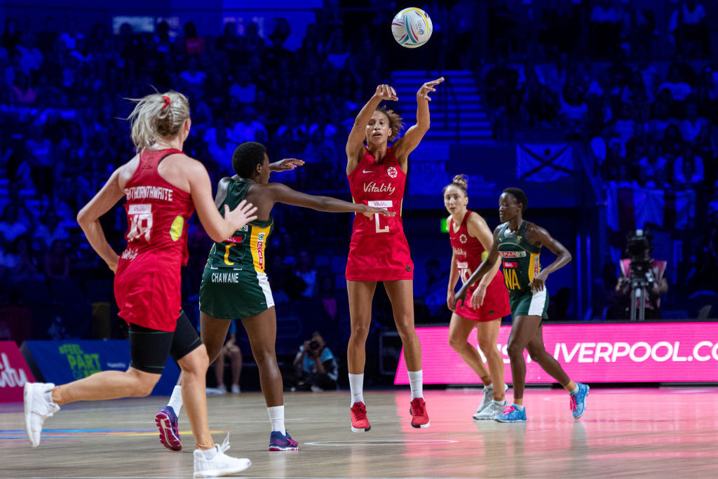 Serena Guthrie is one of two players returning to the England Netball squad ©Getty Images