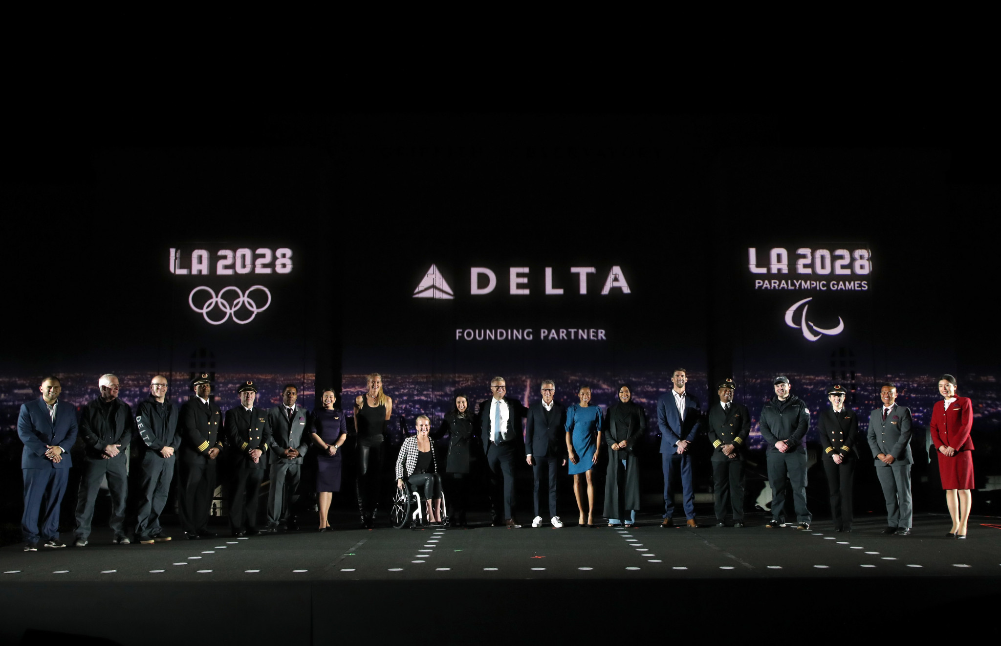 Delta became Los Angeles 2028's first founding partner earlier this year ©Getty Images