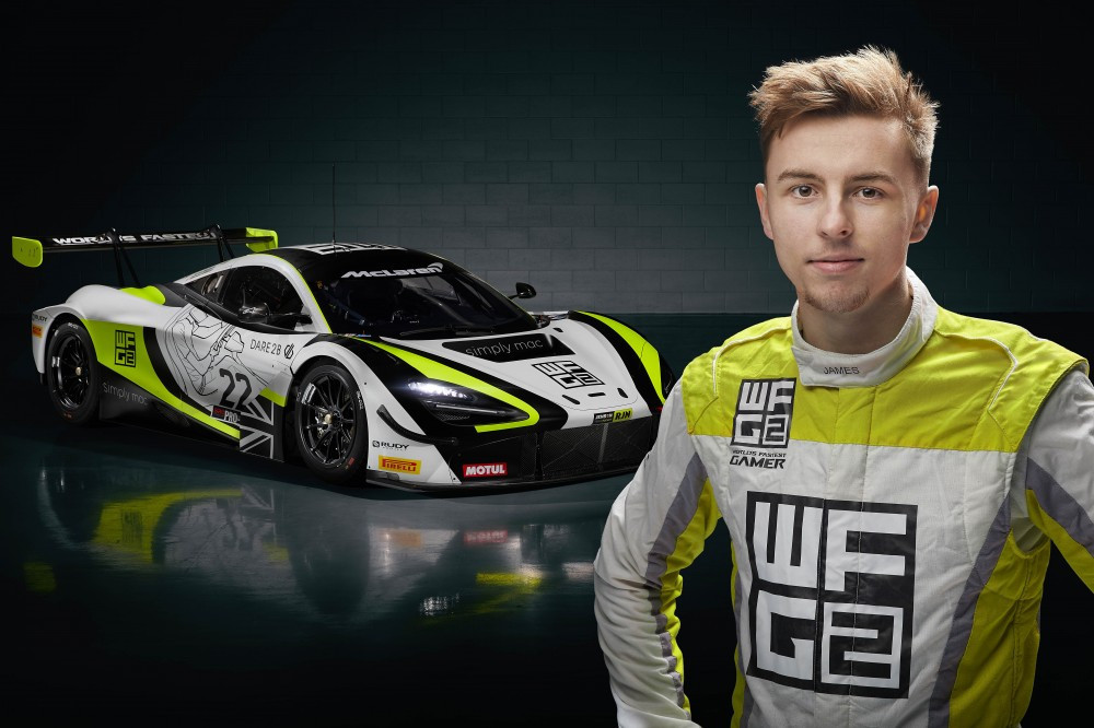 World's fastest gamer James Baldwin will make the leap between virtual and actual car racing next month when he makes his debut for Jenson Button's team in the British GT Championship at Oulton Park ©Jenson Team Rocket RJN