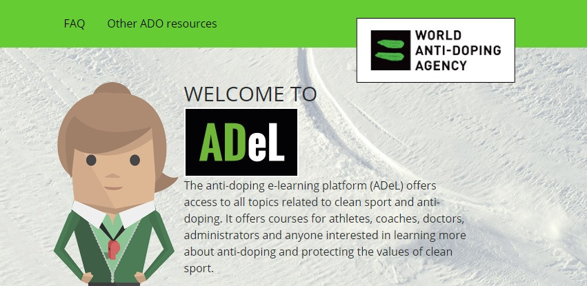 The Alpha course is part of WADA's anti-doping e-learning platform ©WADA