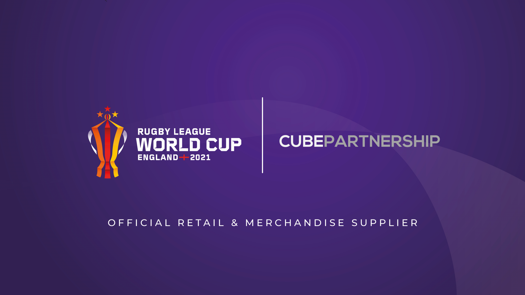 Cube Partnership will serve as the official retail and merchandise supplier ©RLWC2021