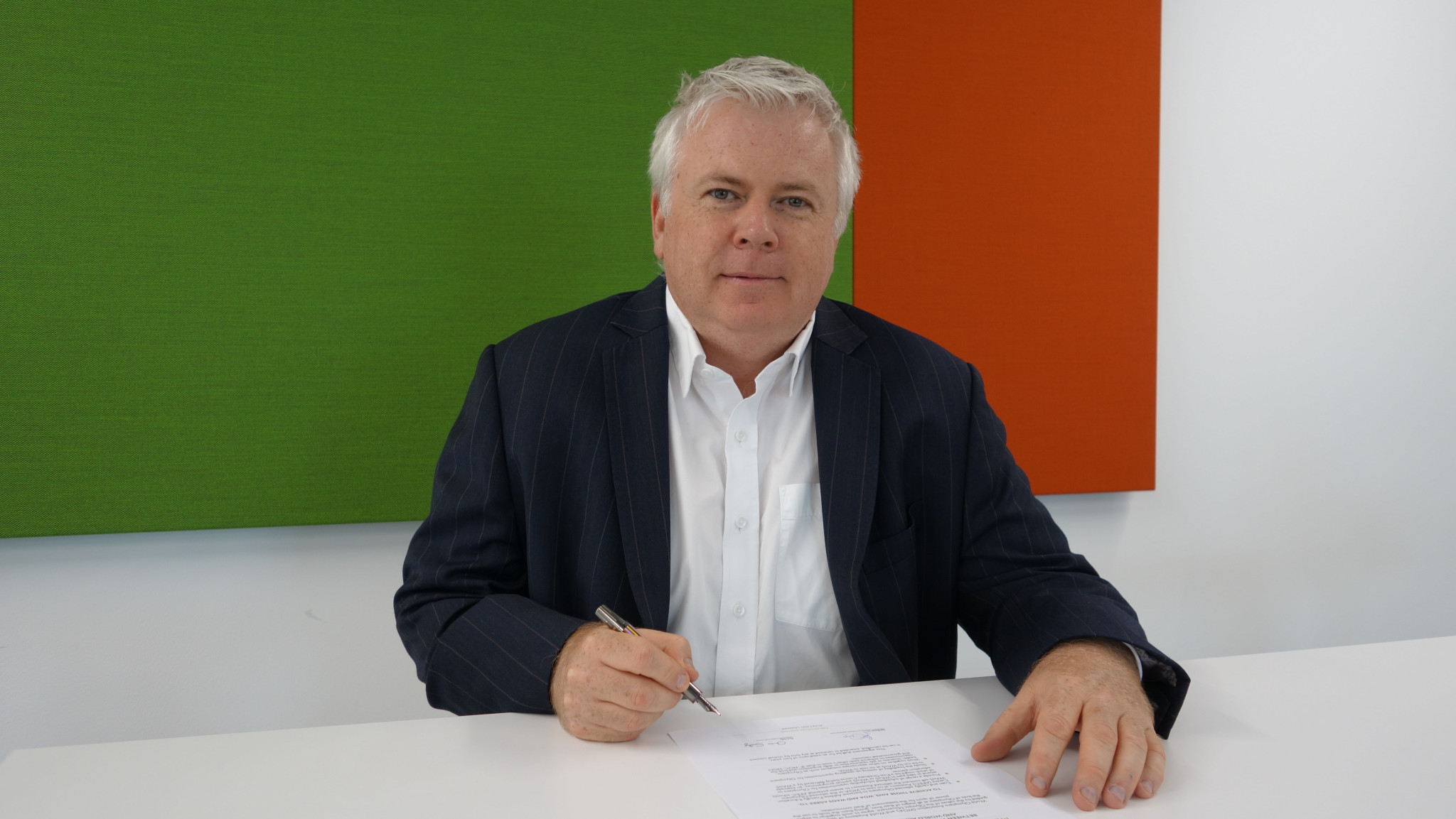 WAoS managing director Chris Solly signed the MoU in Lausanne today ©WAoS