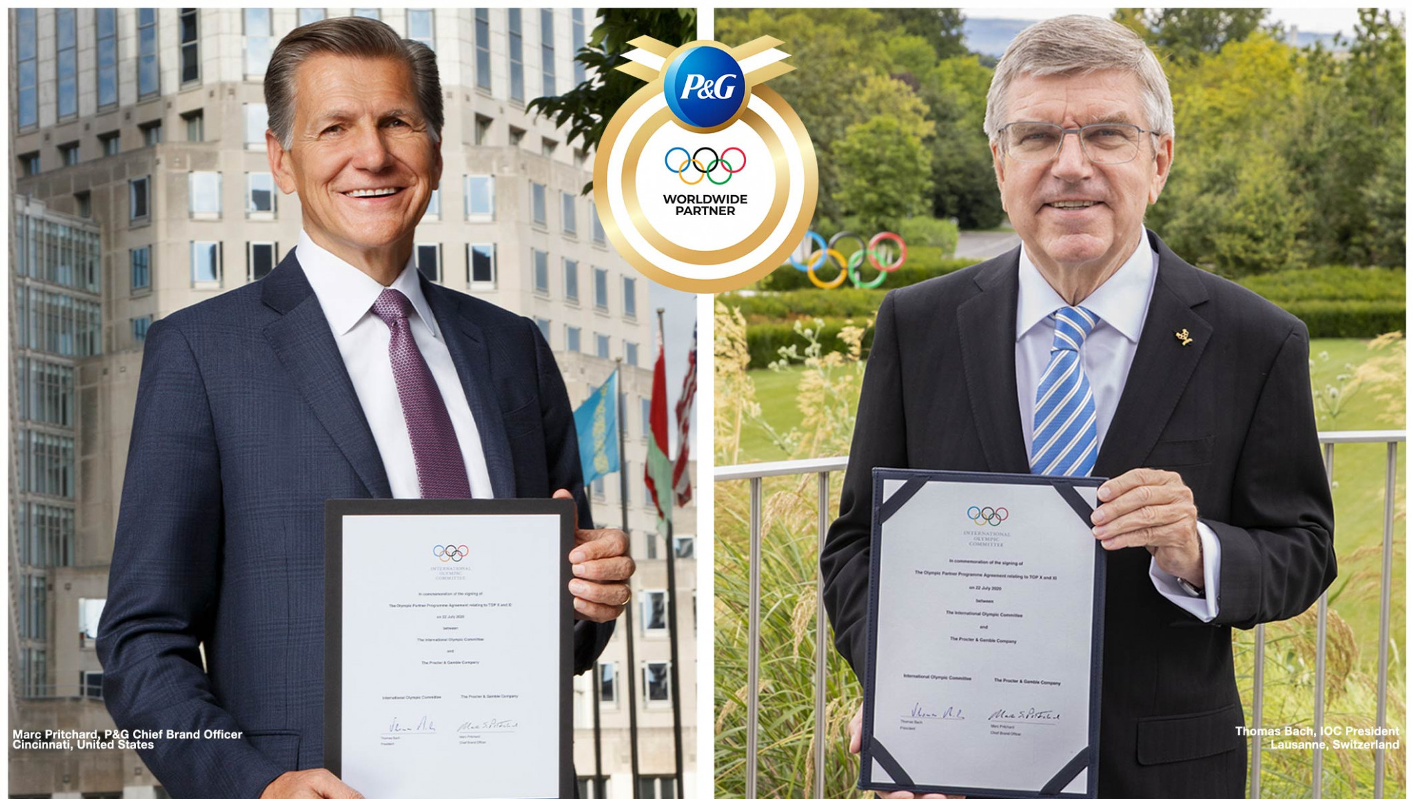 The deal between the IOC and Procter & Gamble has been extended through to 2028 ©IOC