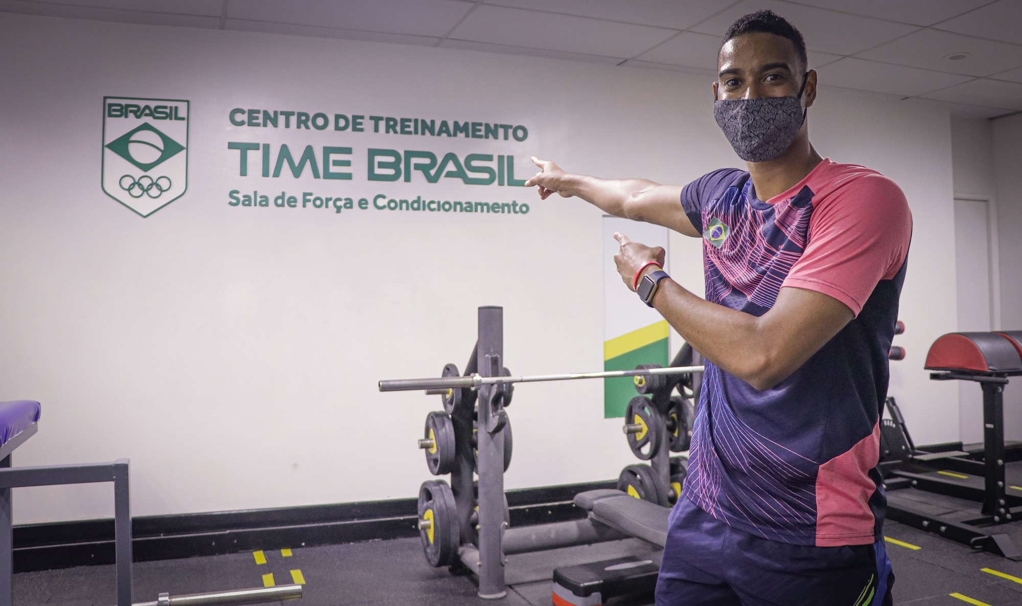 The Brazilian Olympic Committee reopened the Team Brazil Training Centre following the coronavirus pandemic ©COB