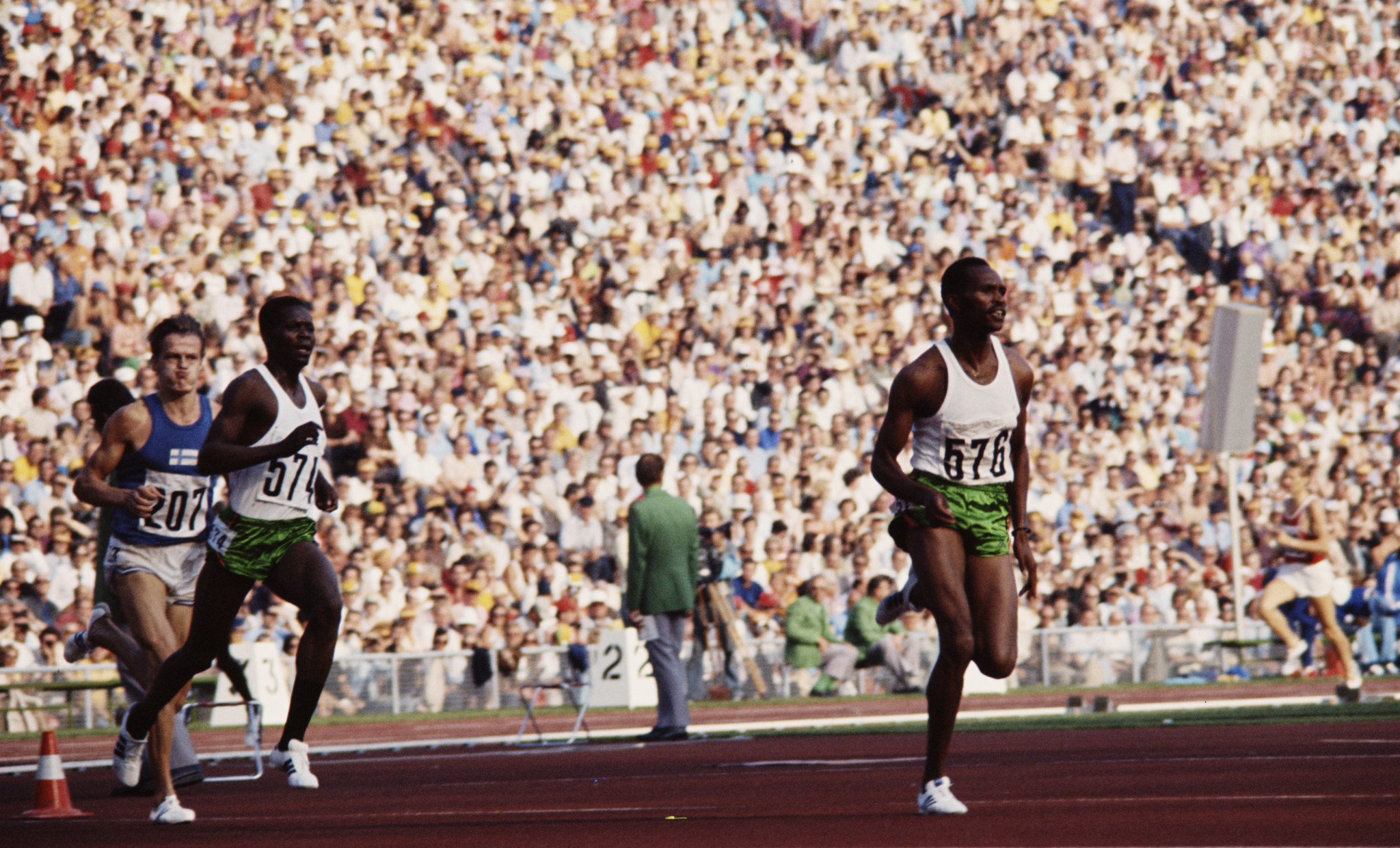 Ben Jipcho, wearing 574, won an Olympic silver medal at Munich 1972 ©Getty Images