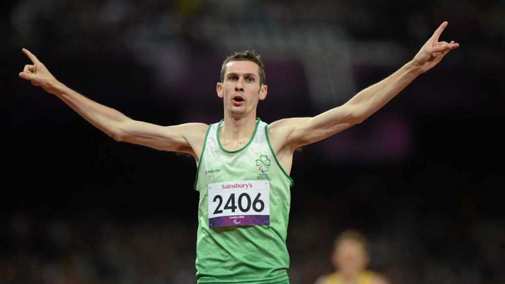 Michael McKillop was one of three Irish athletes to win two Paralympic gold medals at London 2012, claiming victory in the 800 and 1500 metres in the T37 category ©Getty Images