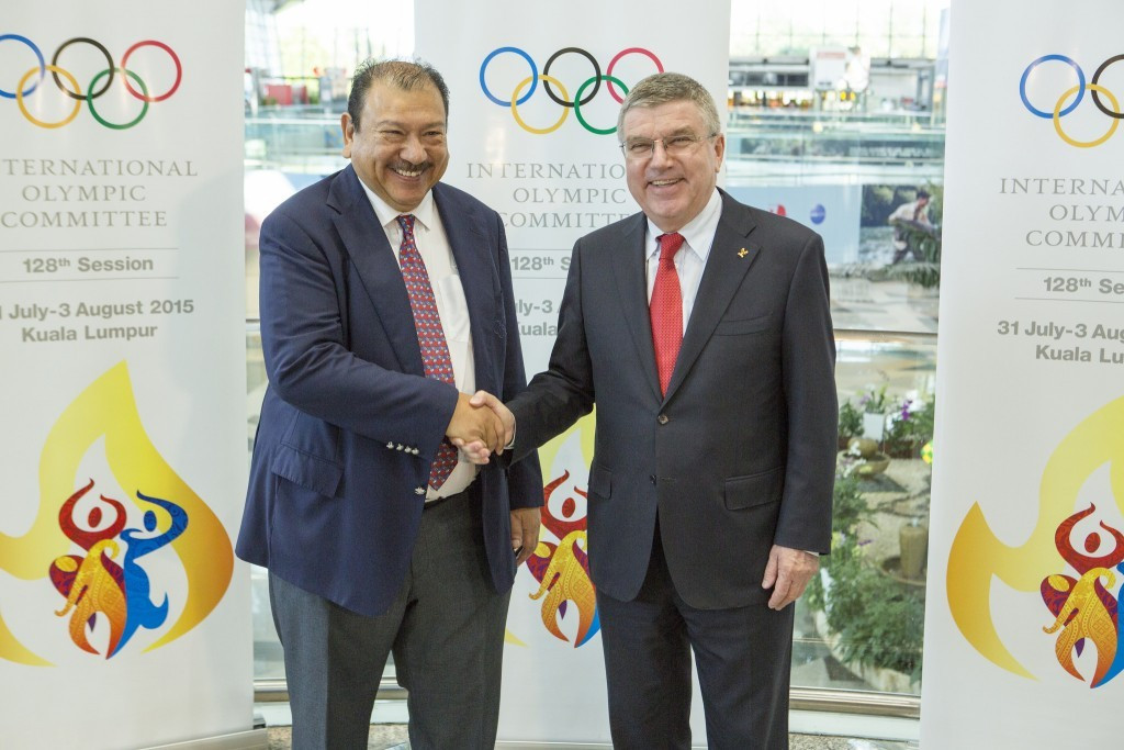 Staging this year's International Olympic Committee Session in Kuala Lumpur was the highlight of the year for the Olympic Council of Malaysia ©OCM