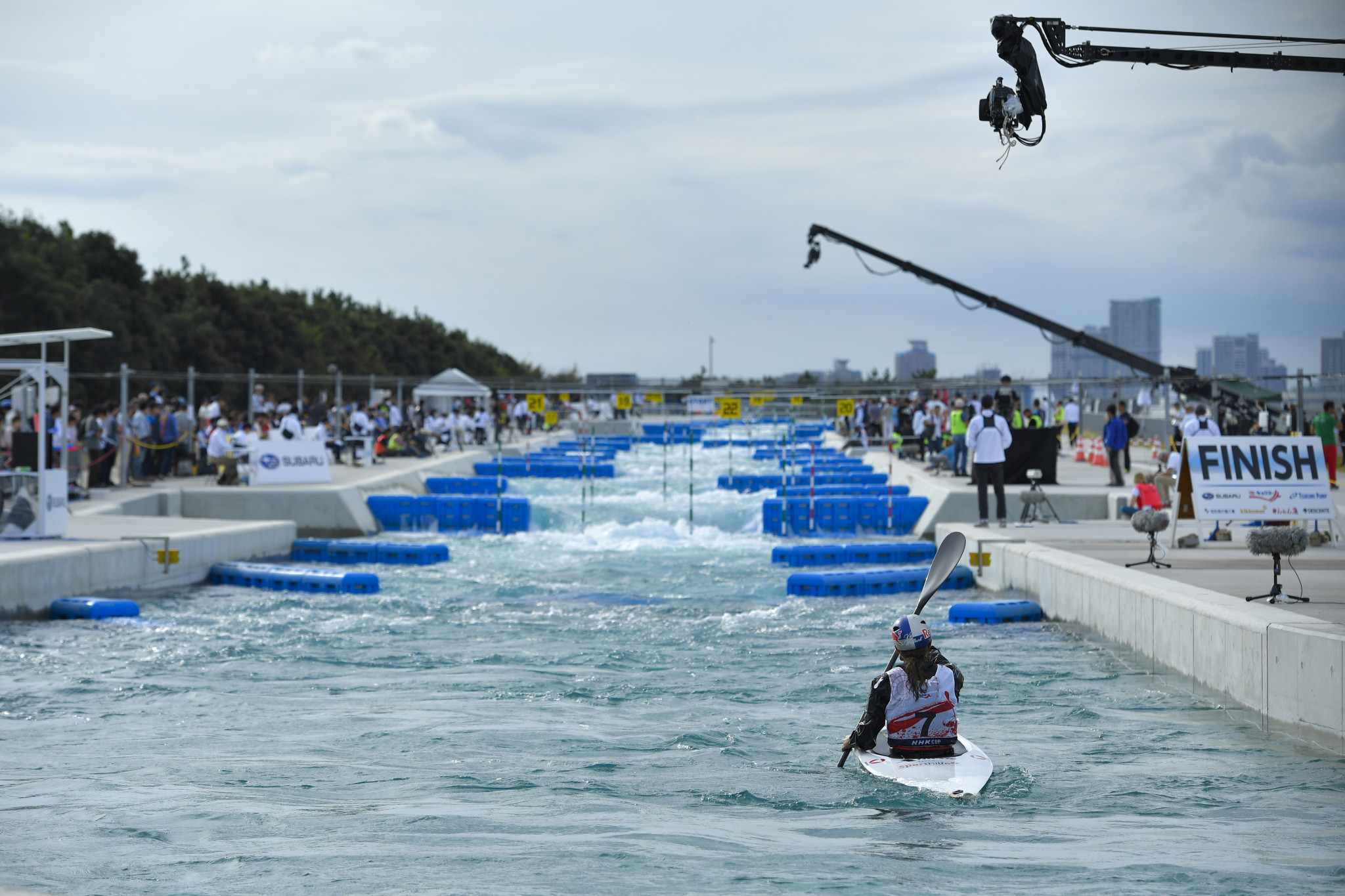Tokyo 2020 canoe slalom venue opens for athlete practice