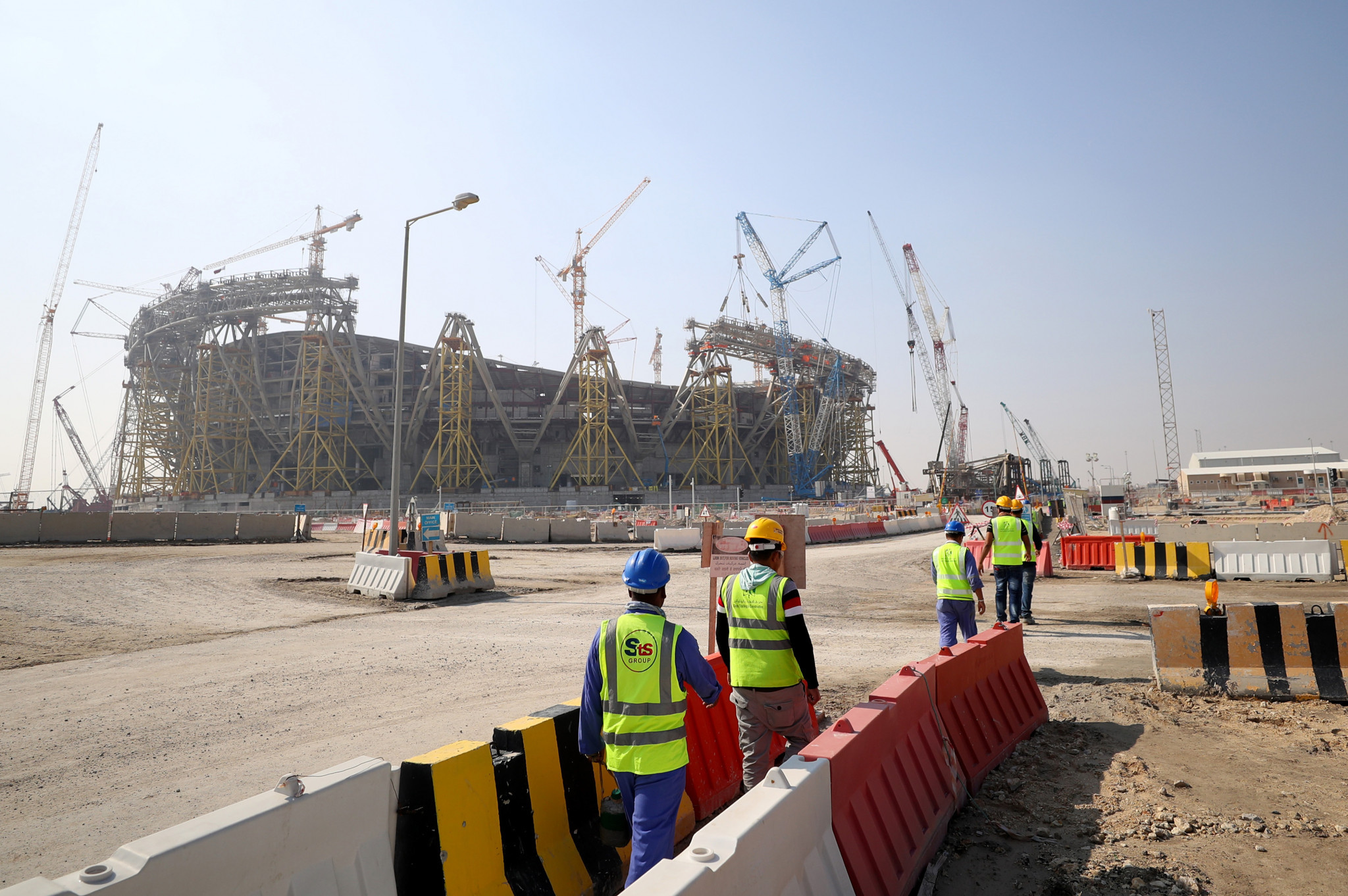 Qatar has faced criticism over migrants' rights at construction sites for the 2022 FIFA World Cup ©Getty Images