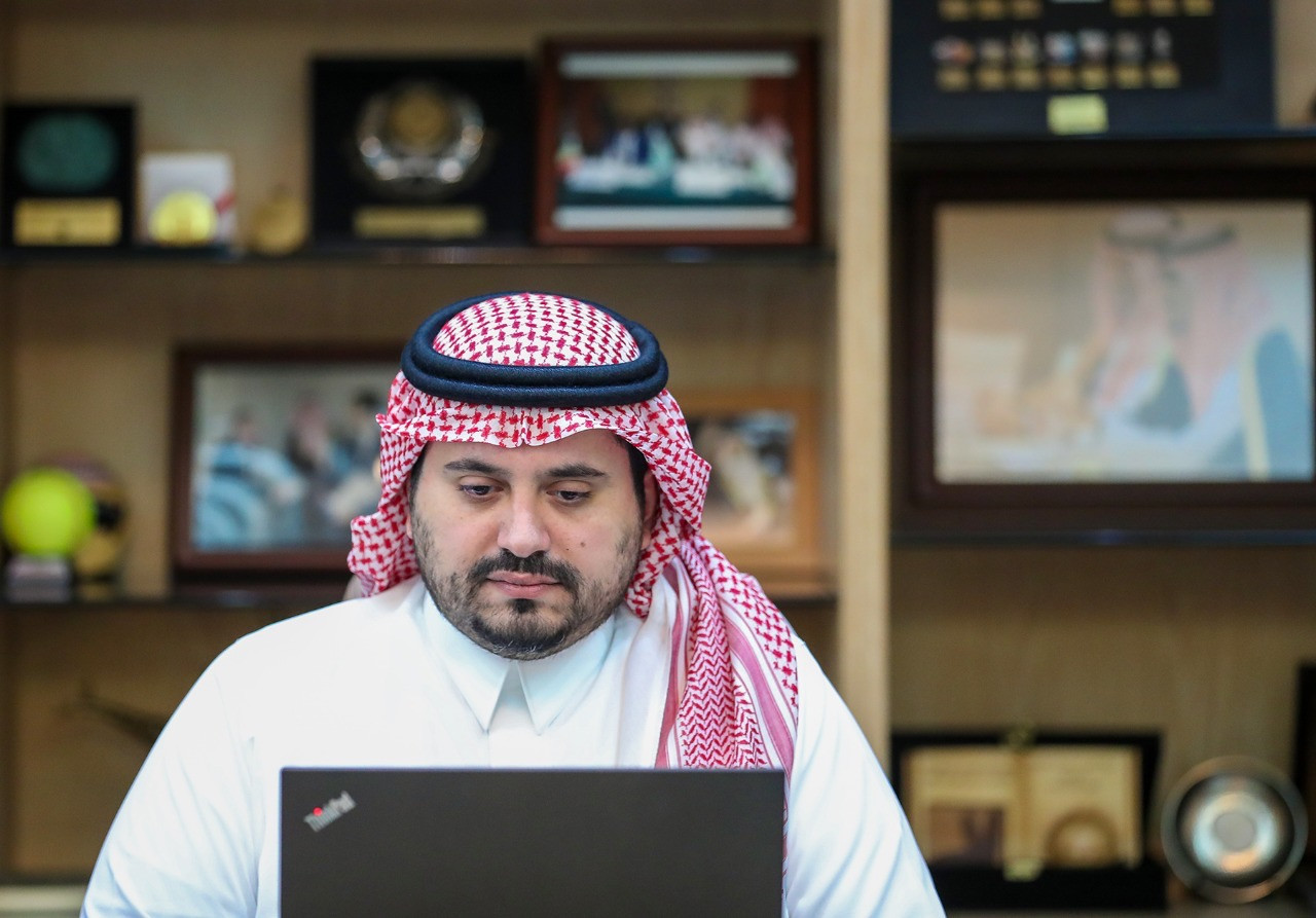 Saudi Arabian Olympic Committee welcome guests from ITF and FIBA for virtual conference