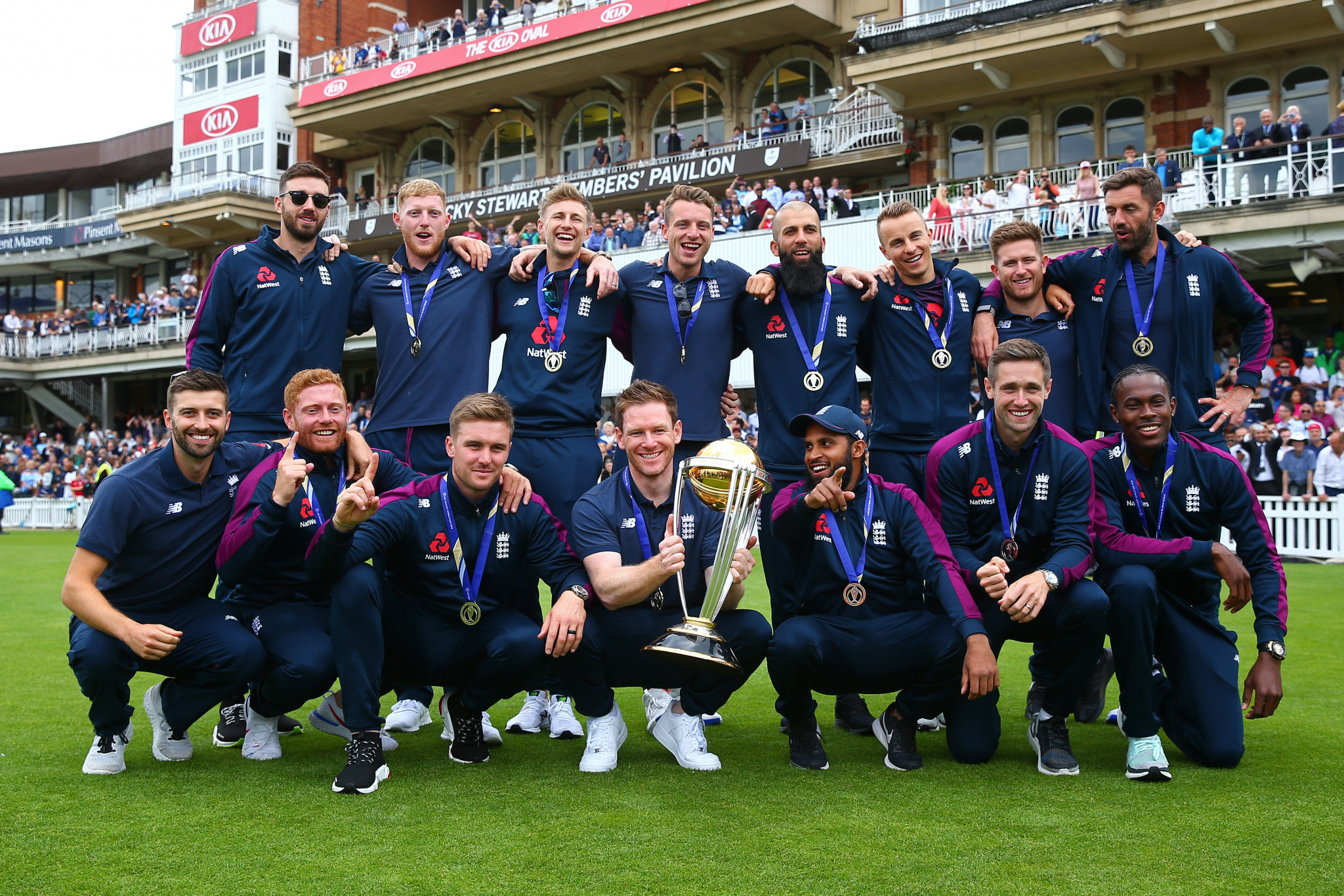 England won last year's Cricket World Cup in front of a home crowd ©Getty Images