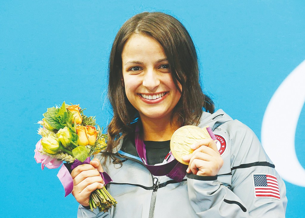 Victoria Arlen won four Paralympic medals, including one gold, at London 2012 ©Getty Images