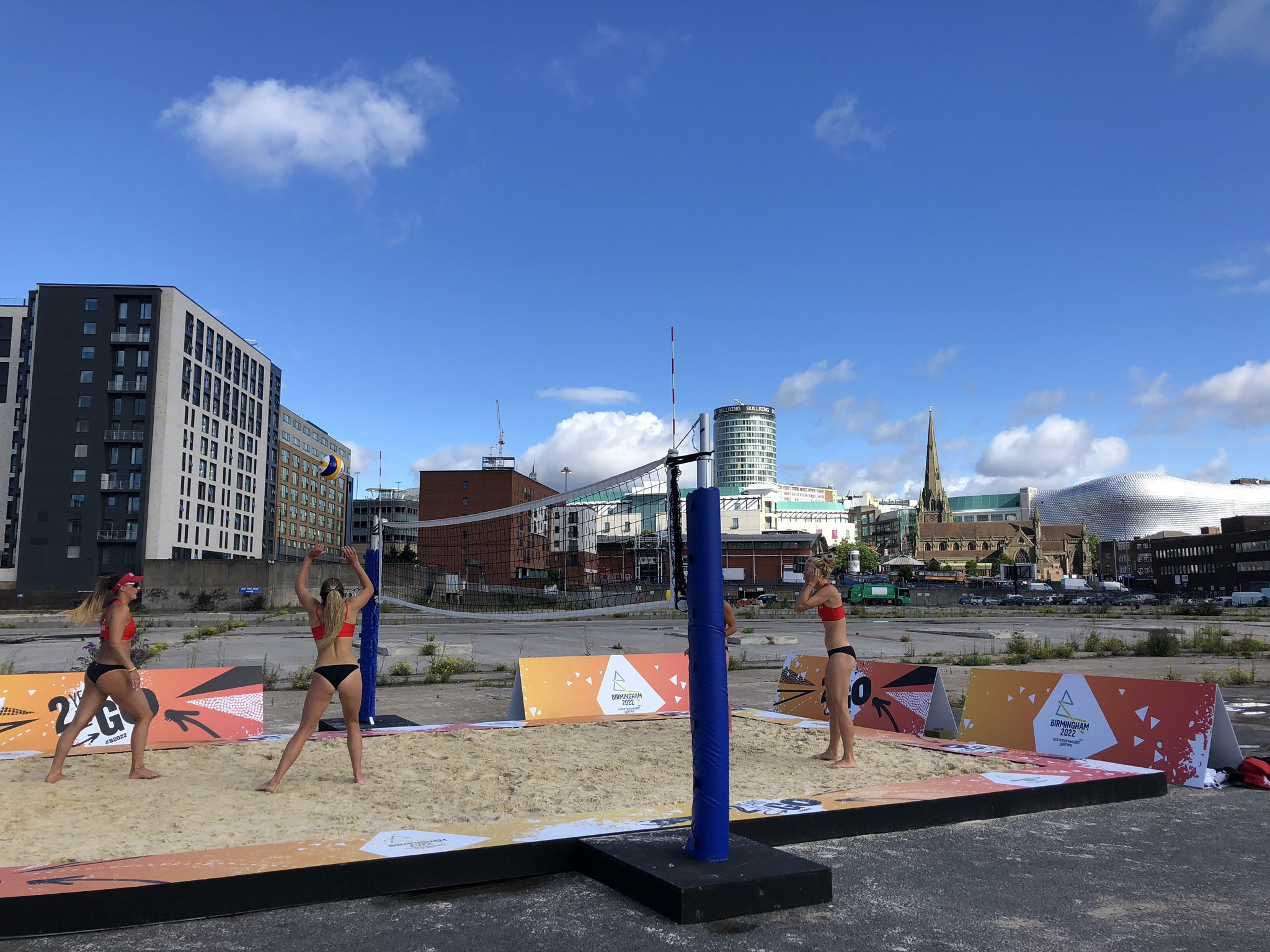 The 3x3 basketball and beach volleyball competitions at the Commonwealth Games are set to take place in the centre of Birmingham ©ITG