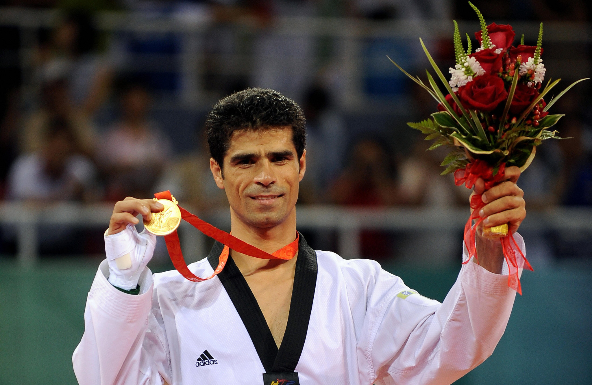 Hadi Saei won Olympic gold medals at Athens 2004 and Beijing 2008 ©Getty Images