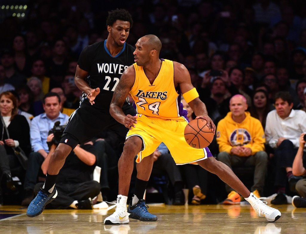 Kone Bryant had worn the jersey in the Lakers match at the Staples Center against Minnesota Timberwolves ©Getty Images
