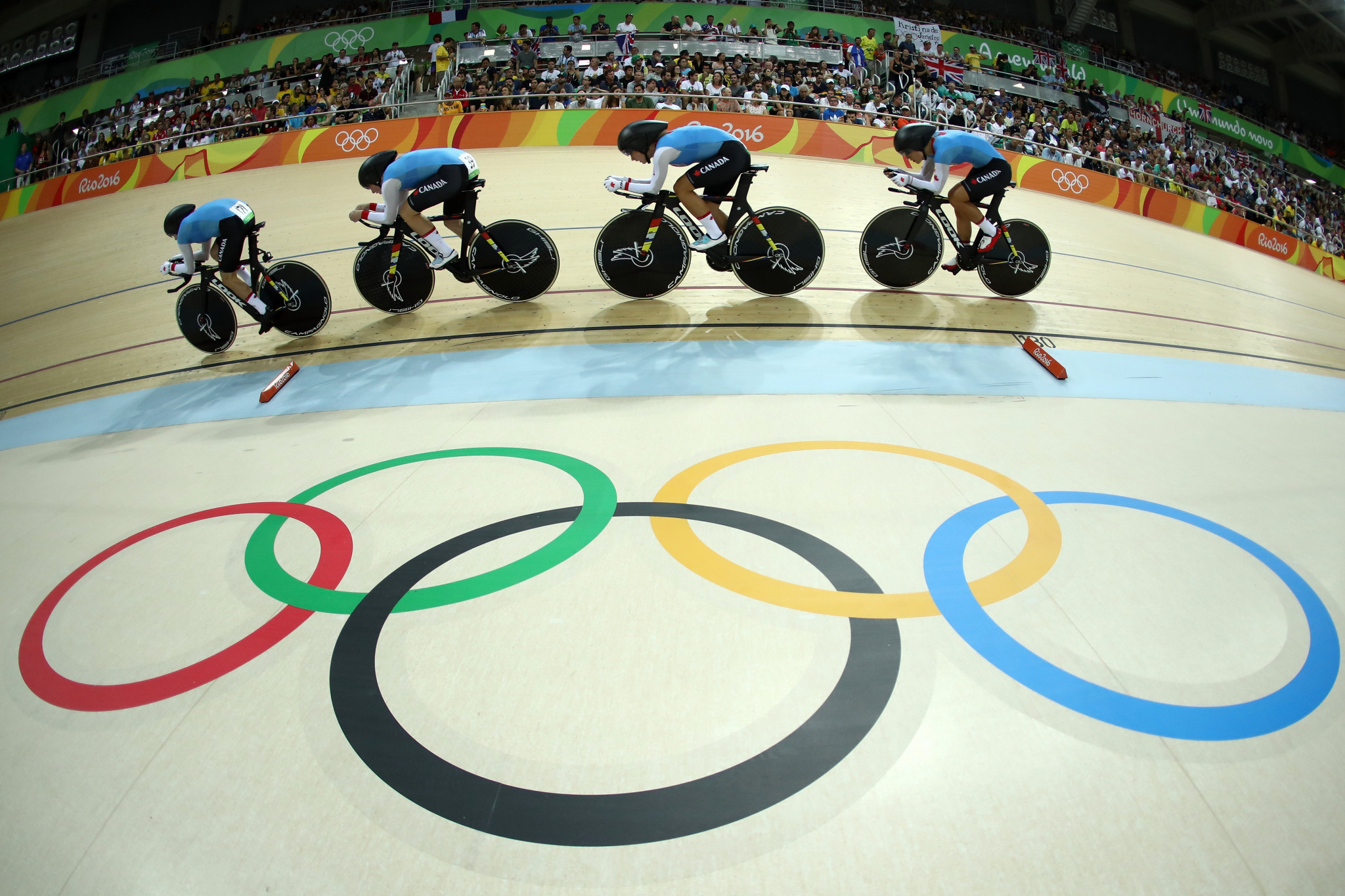 Canada will hope for a third successive women's team pursuit Olympic medal at Tokyo 2020 ©Getty Images