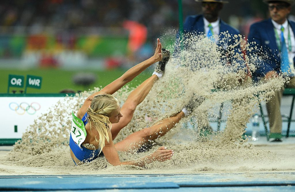 US-based long jumper Darya Klishina was the only Russian athlete to compete at the Rio 2016 Olympics ©Getty Images