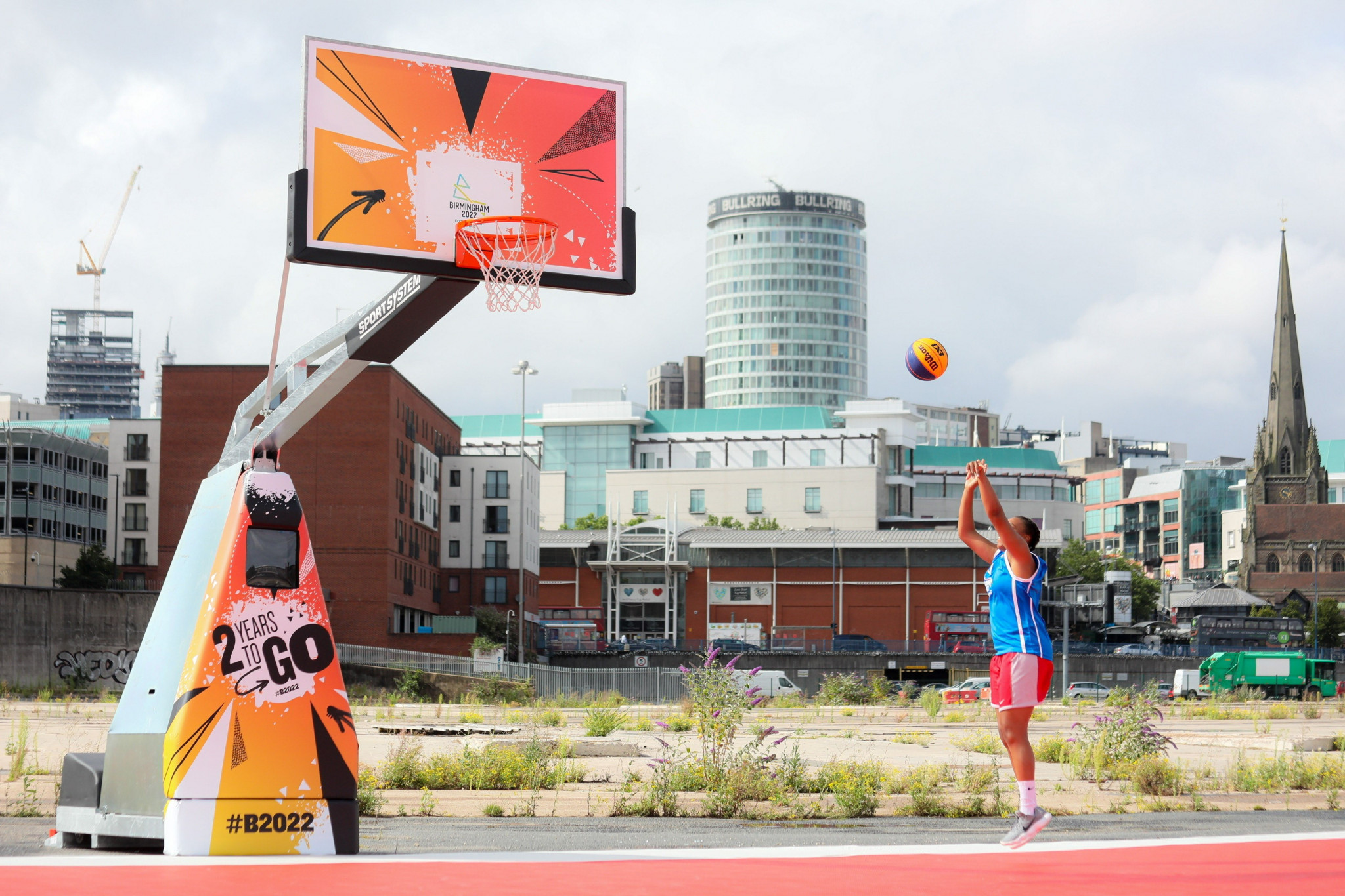 Birmingham 2022 unveiled venues for the 3x3 basketball and beach volleyball events as it celebrated two years to go until the Games ©Birmingham 2022