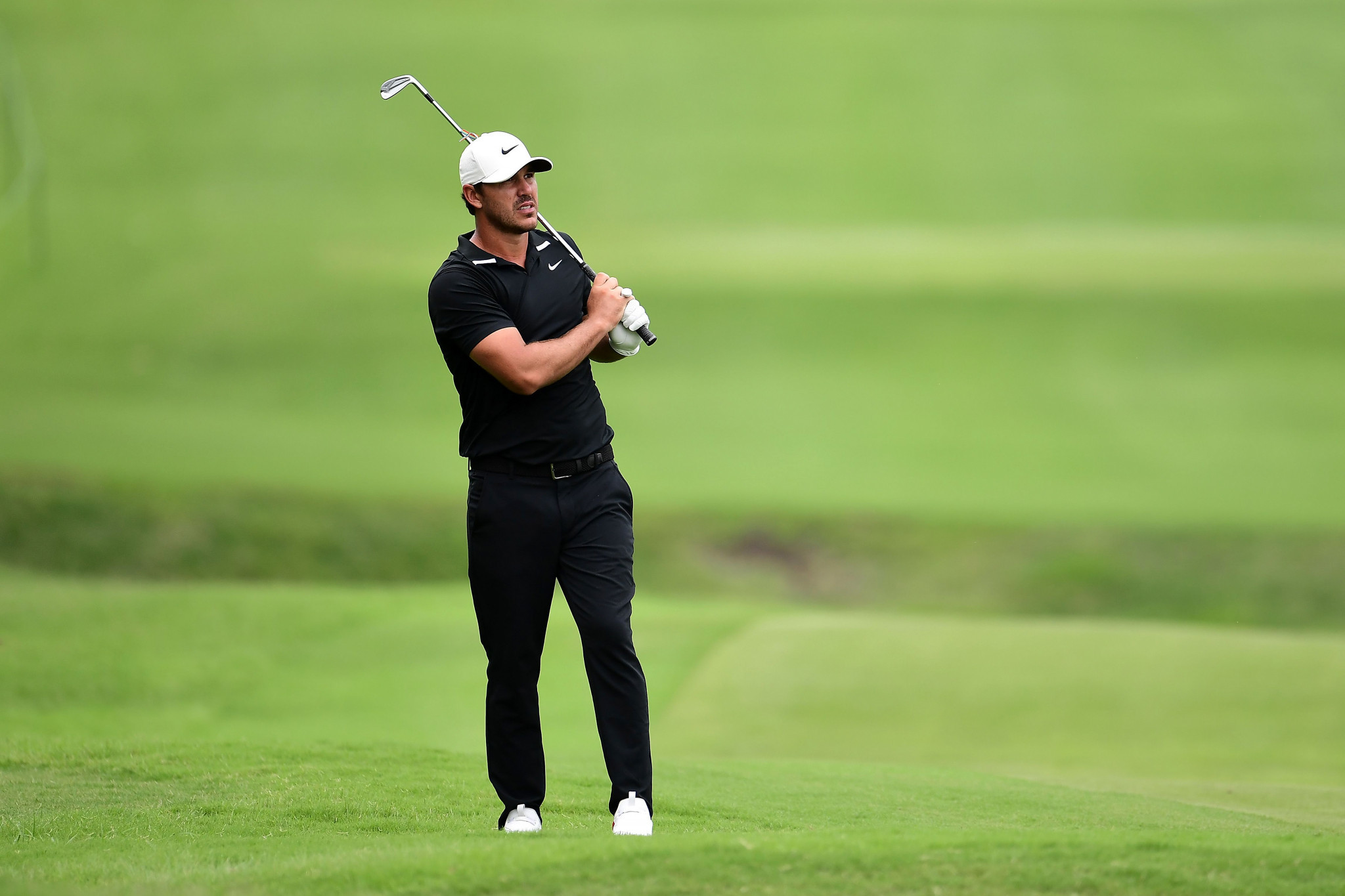 Overnight leader Brooks Koepka is now in a tie for third place after shooting a second-round 71 ©Getty Images