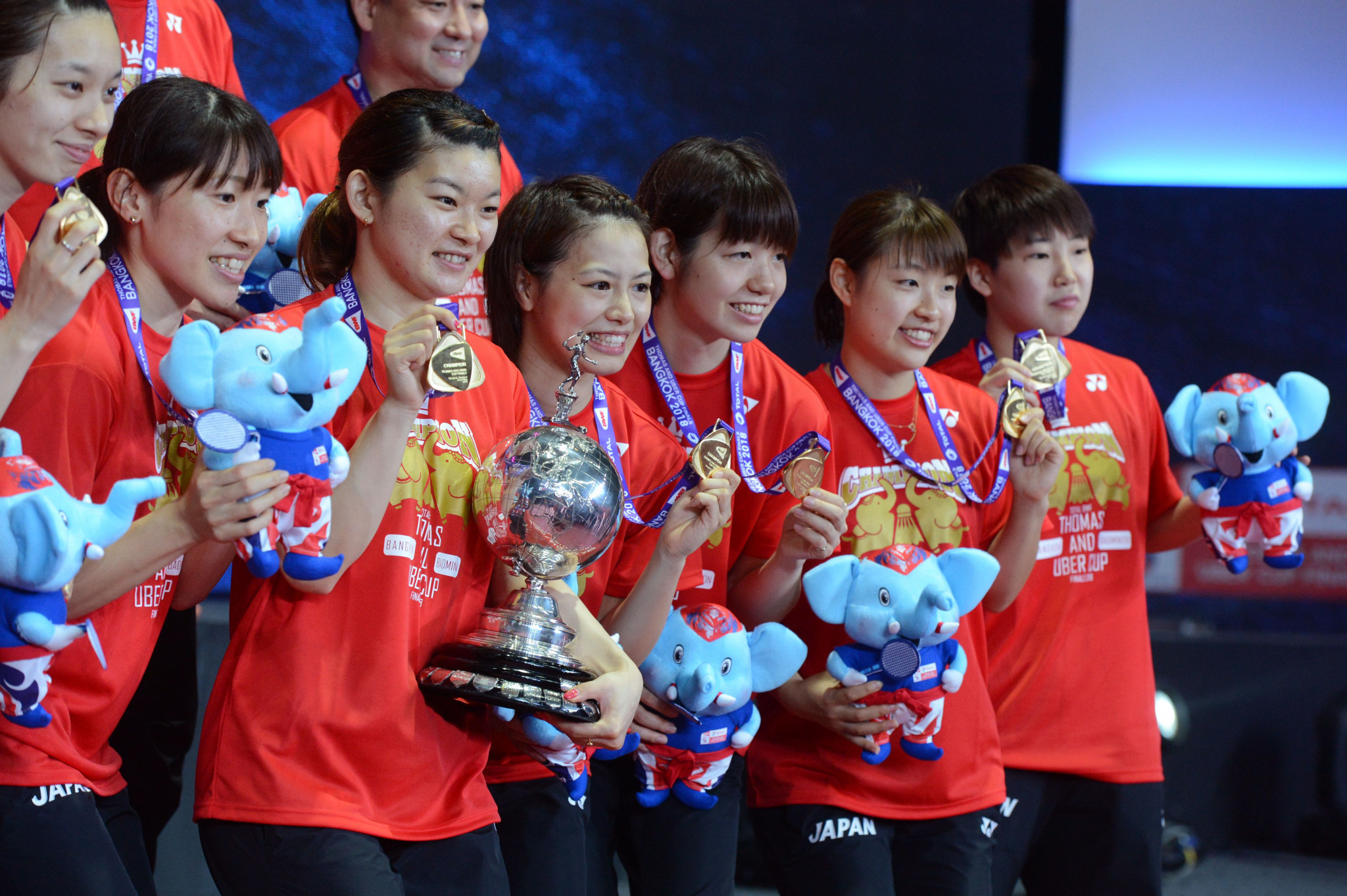 Japan will compete in this year's Uber Cup as defending champions and top seeds ©Getty Images