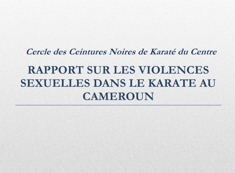 The report's authors say they believe there are more than the five alleged victims whose testimonies against The Cameroonian Federation of Karate and Affinity Disciplines President Emmanuel Wakam feature in the report ©France 24