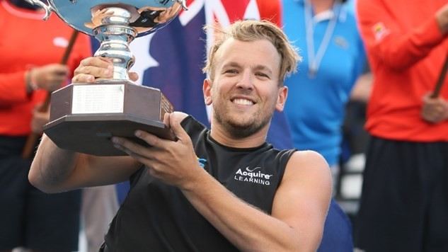 Australia's Dylan Alcott has finished the year as quad singles world number one for the first time ©Takeo Tanuma/ITF