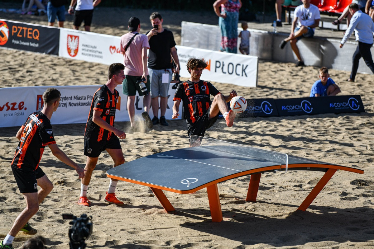Płock has hosted the inaugural Polish Beach Teqball Championships ©FITEQ