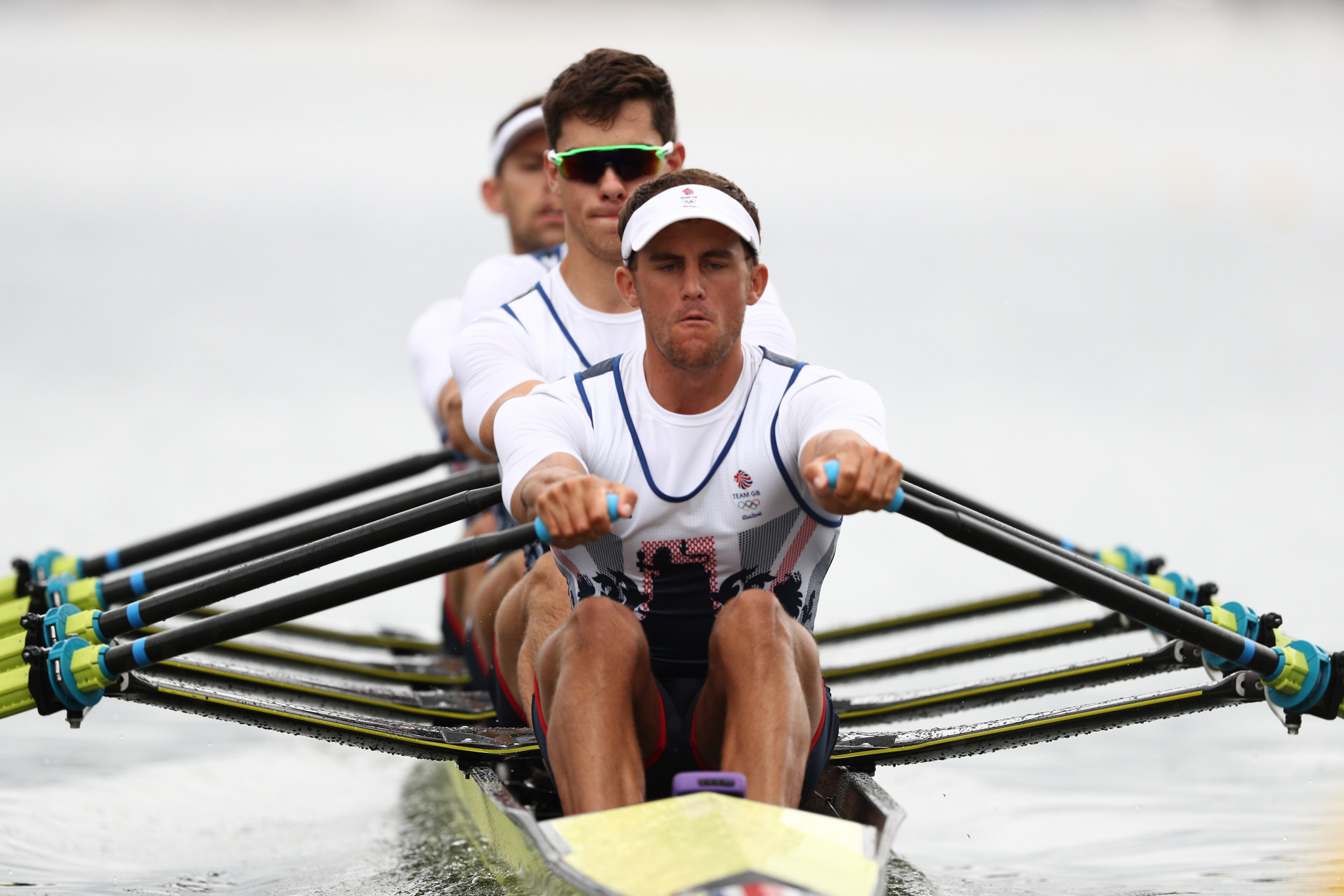 Pete Lambert competed at the Rio 2016 Olympic Games in the quadruple sculls event ©Getty Images 