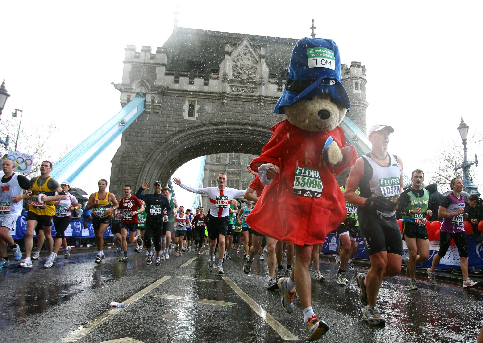 Flora was the title sponsor of the London Marathon for 14 years ©Getty Images
