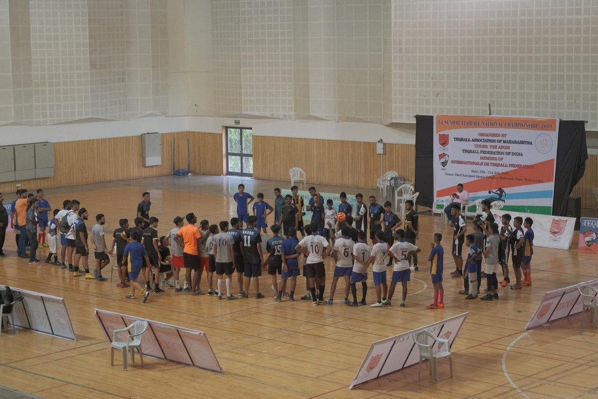 Players and coaches attended the Teqball India webinar ©FITEQ