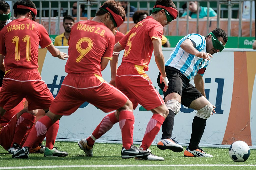 The top blind football teams are set to be in action at the 2023 IBSA World Games ©Getty Images