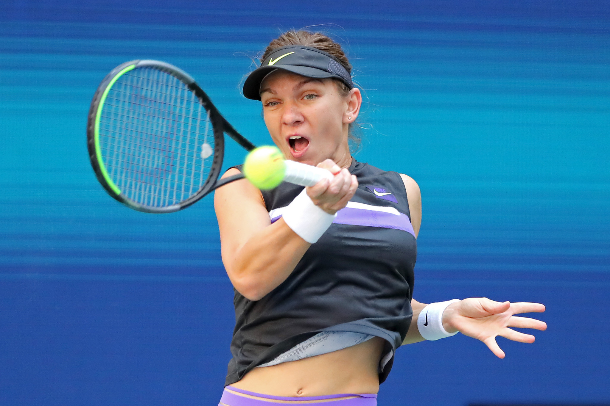 Romanian Simona Halep, the world number two, has pulled out of this year's US Open, saying health was "at the heart" of her decision ©Getty Images