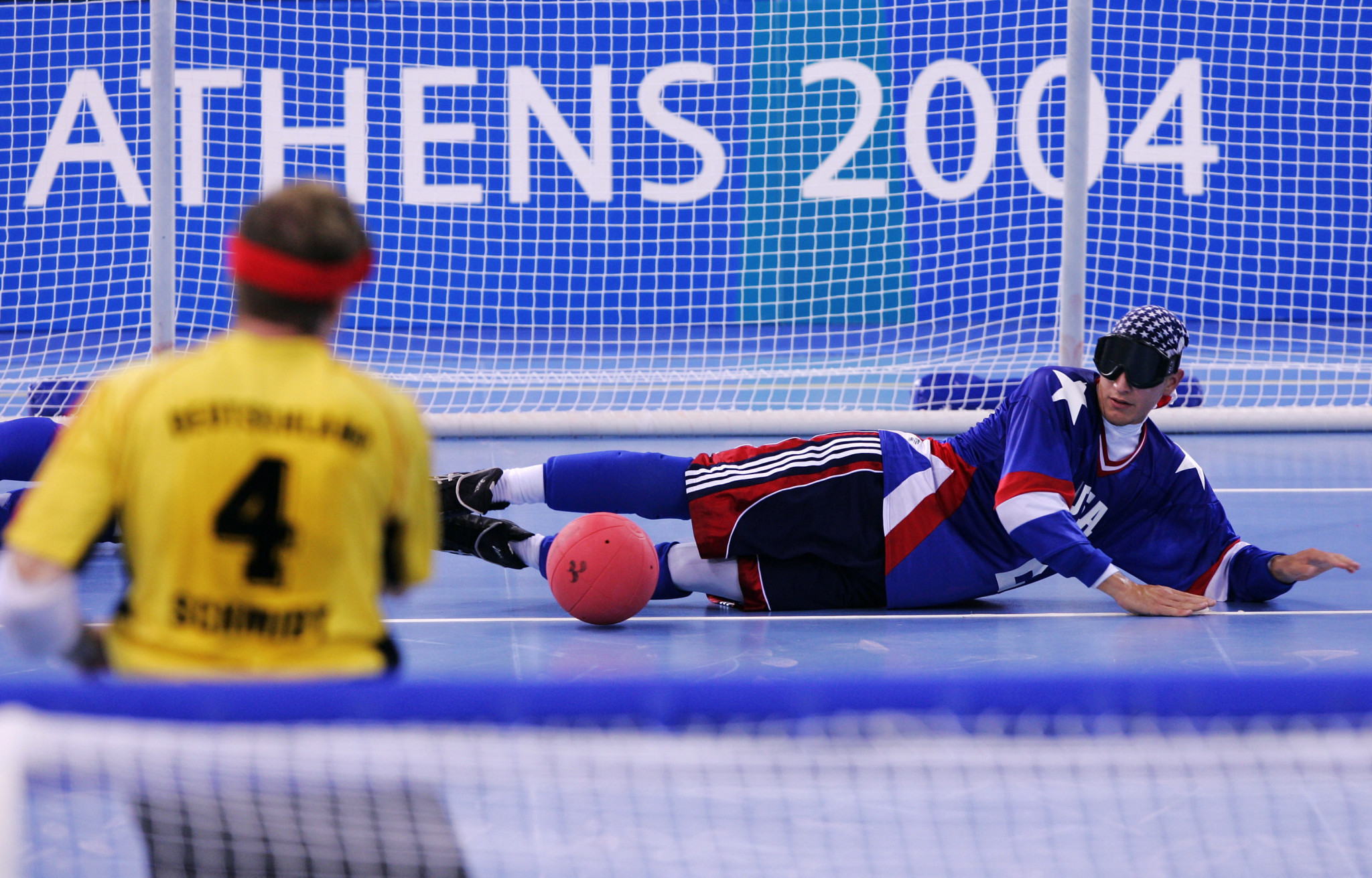 Tyler Merren has won two Paralympic medals in goalball ©Getty Images
