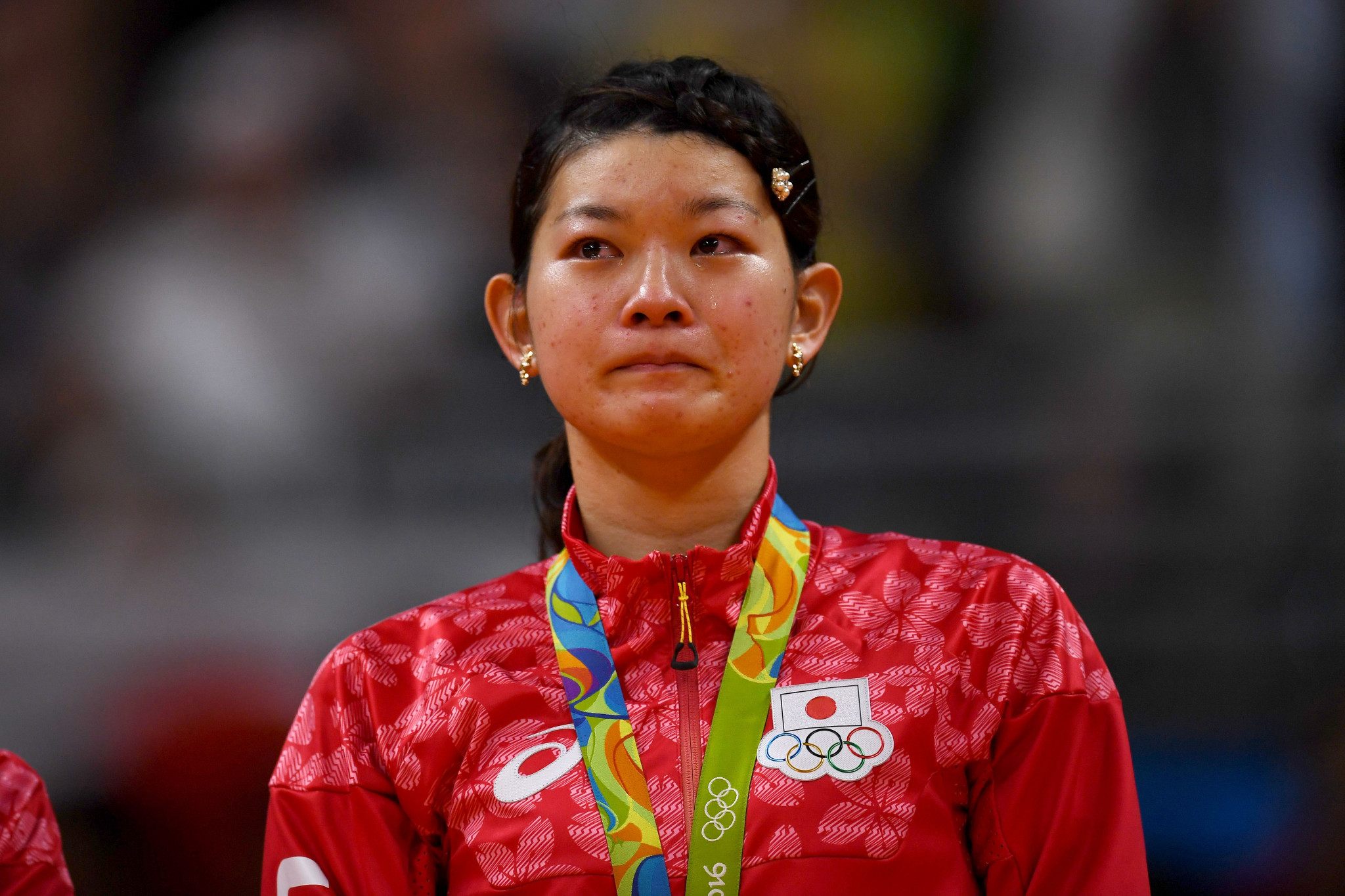 Ayaka Takahashi won gold with Misaki Matsutomo at the Rio 2016 Olympic Games ©Getty Images