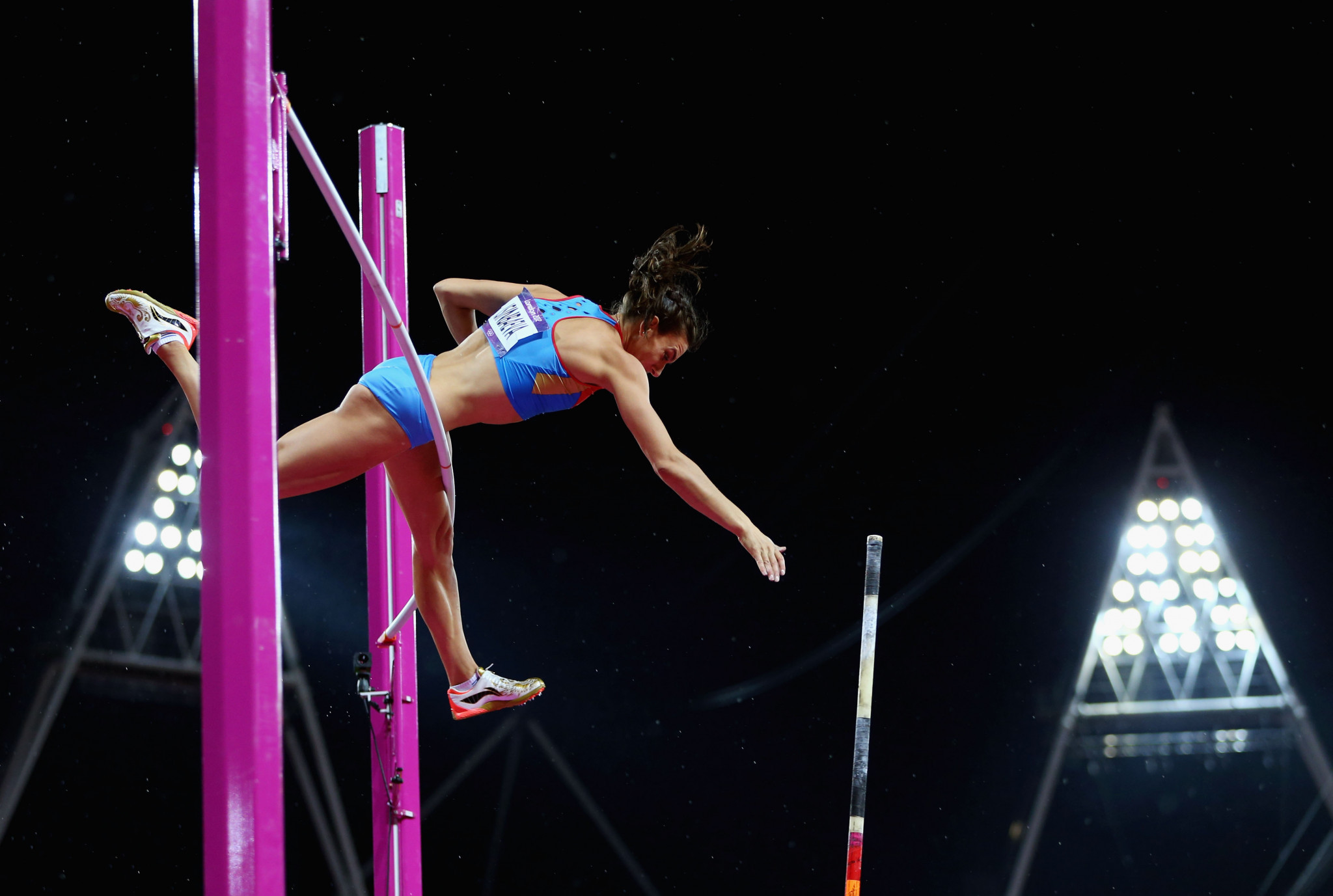 Two-time Olympic pole vault champion Yelena Isinbayeva is a member of the RusAF Reinstatement Commission ©Getty Images