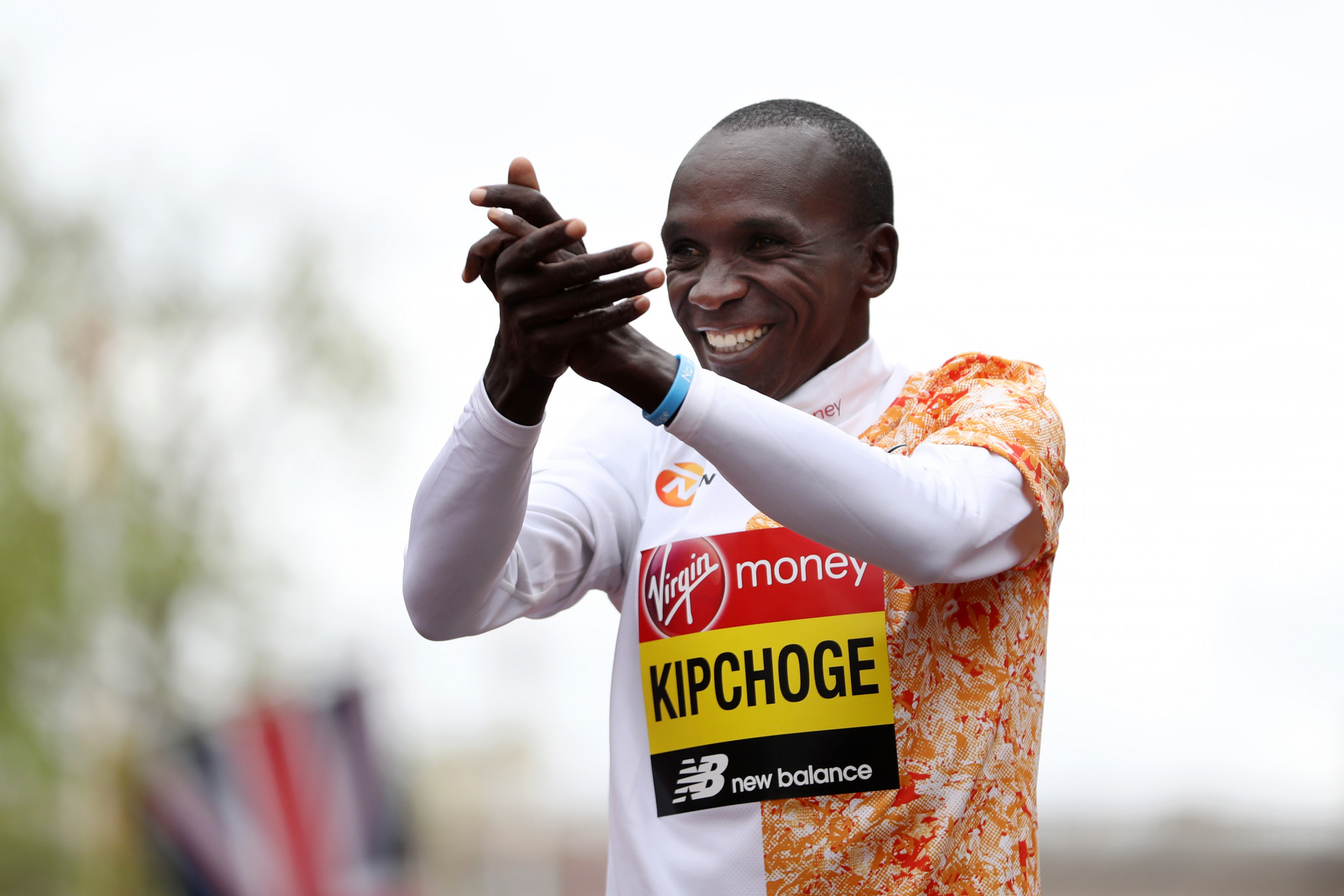 Kenya's four-time winner Eliud Kipchoge will defend is London Marathon title in October ©Getty Images